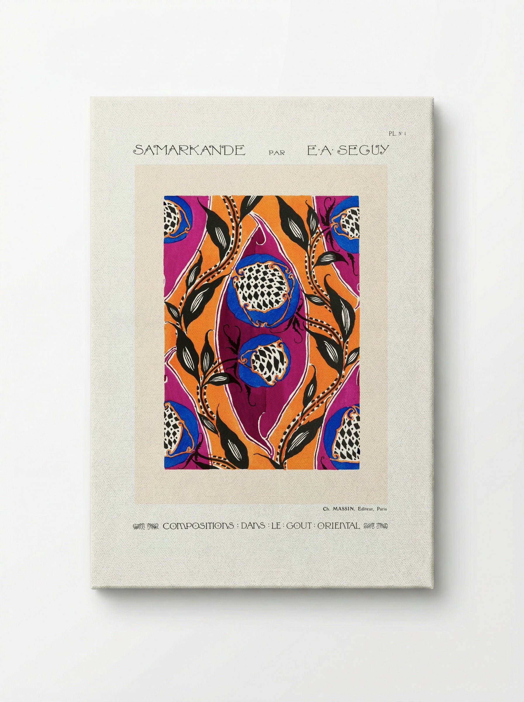 Samarkande, Planche No. 4 - Émile-Allain Séguy - Canvas