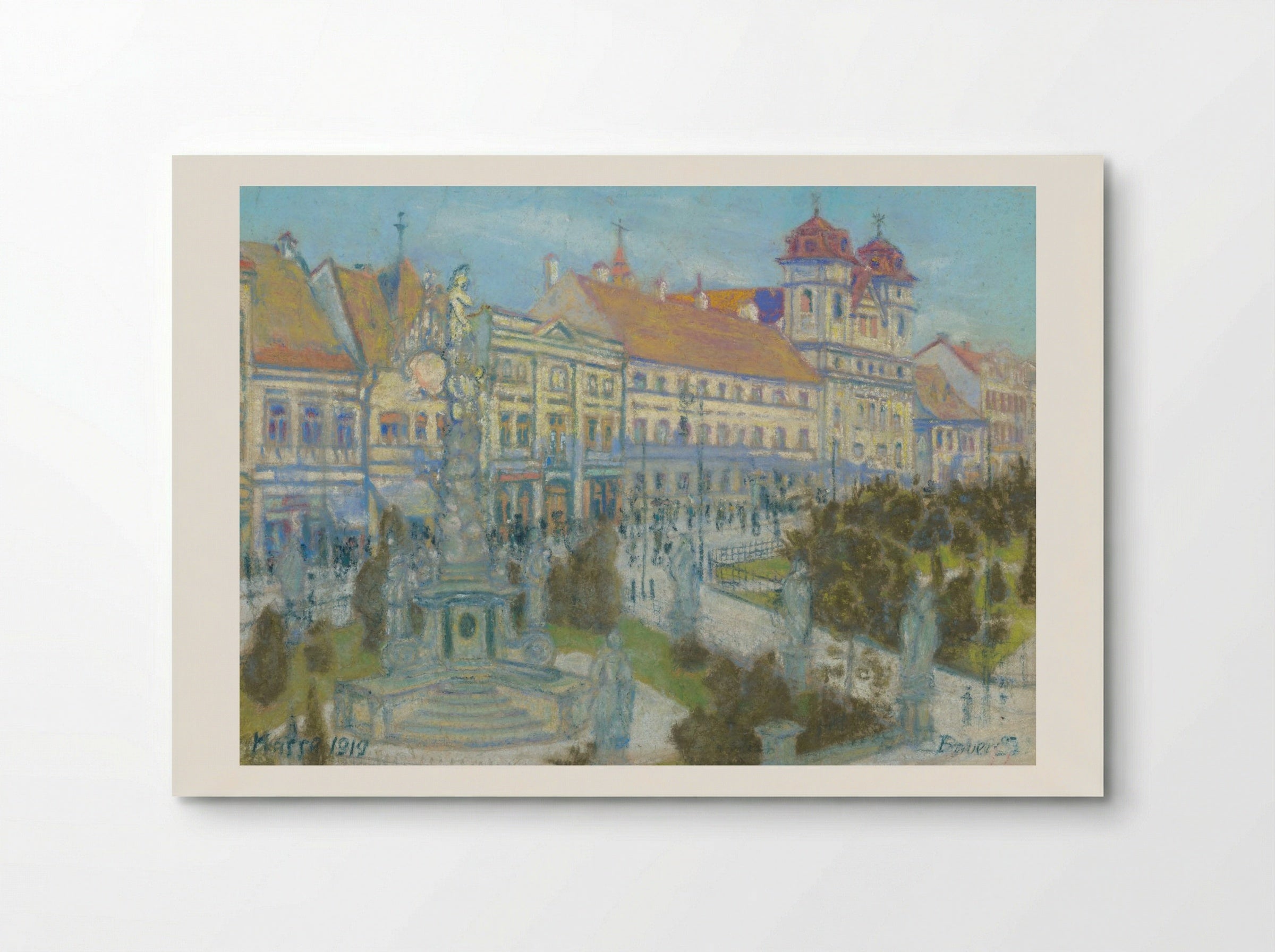 On Hlavná Street in Košice - Konštantín Bauer - Poster