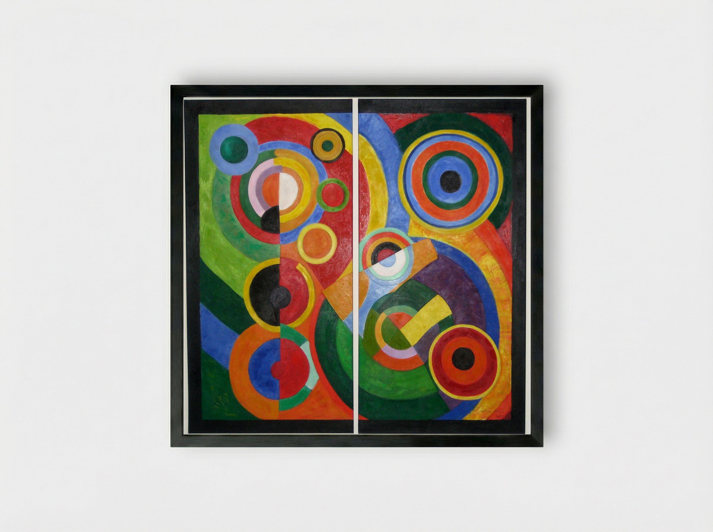 Rhythm - Robert Delaunay - Framed Print Black