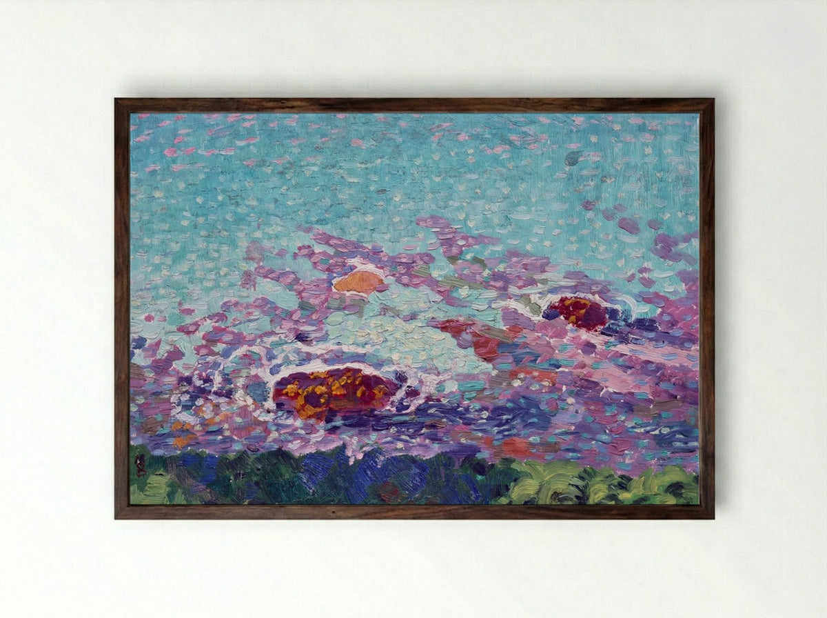 Ocean Coast - Maurice Denis - Framed Print Dark Wood