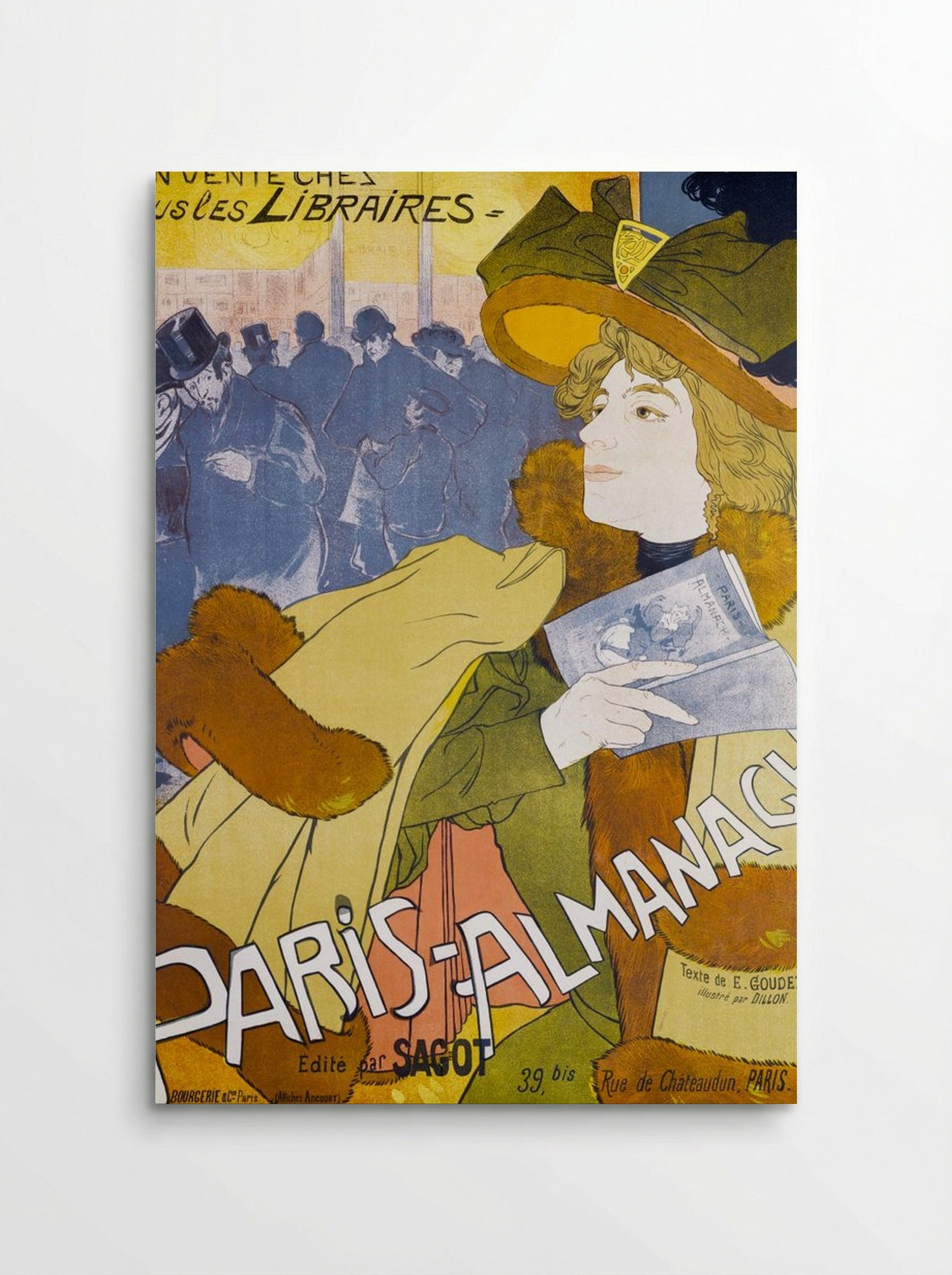 Paris-Almanach, 1894 - Georges de Feure - Poster