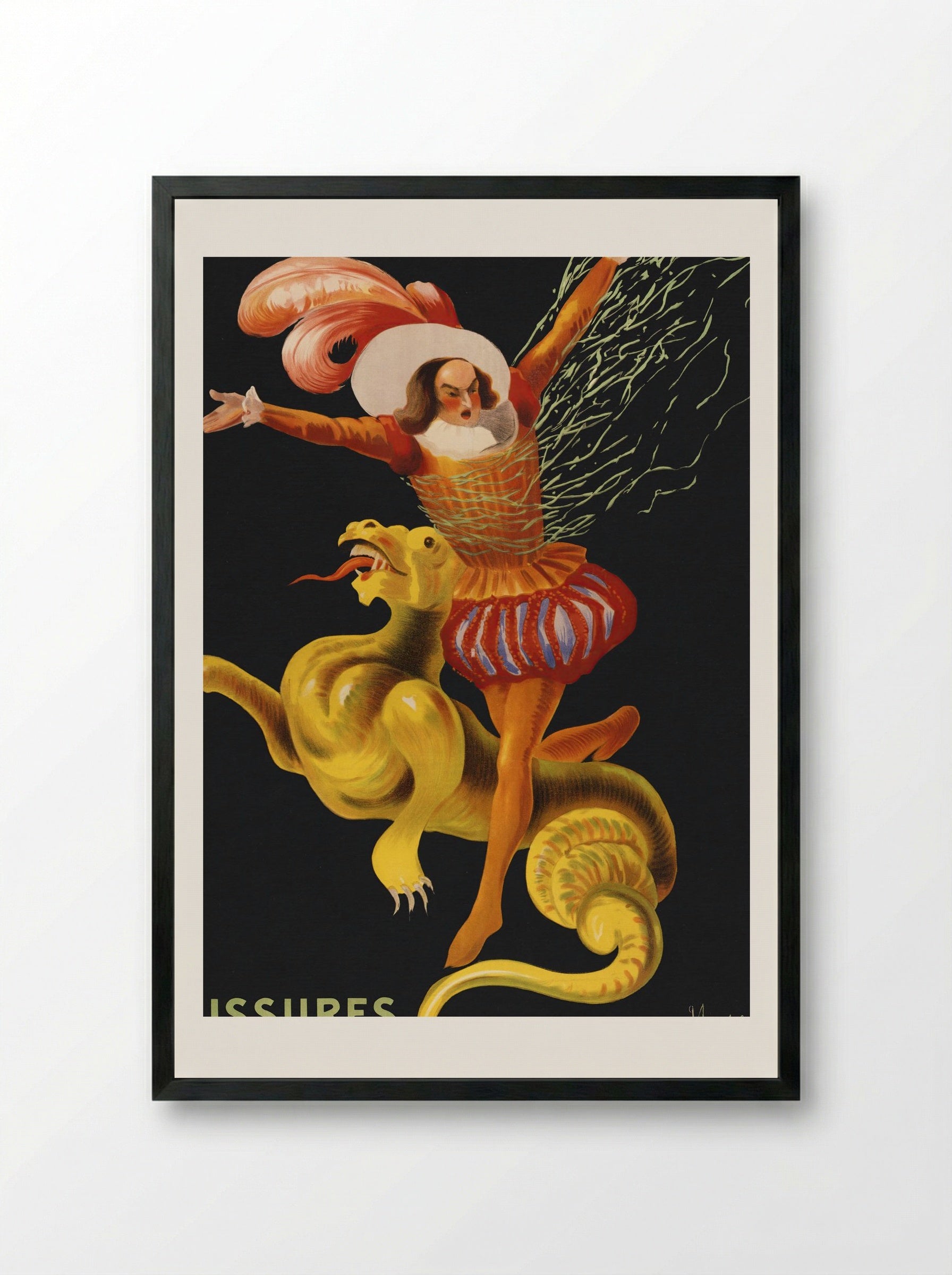 Chaussures Perrouin Frères, Nantes - Leonetto Cappiello - Framed Print Black