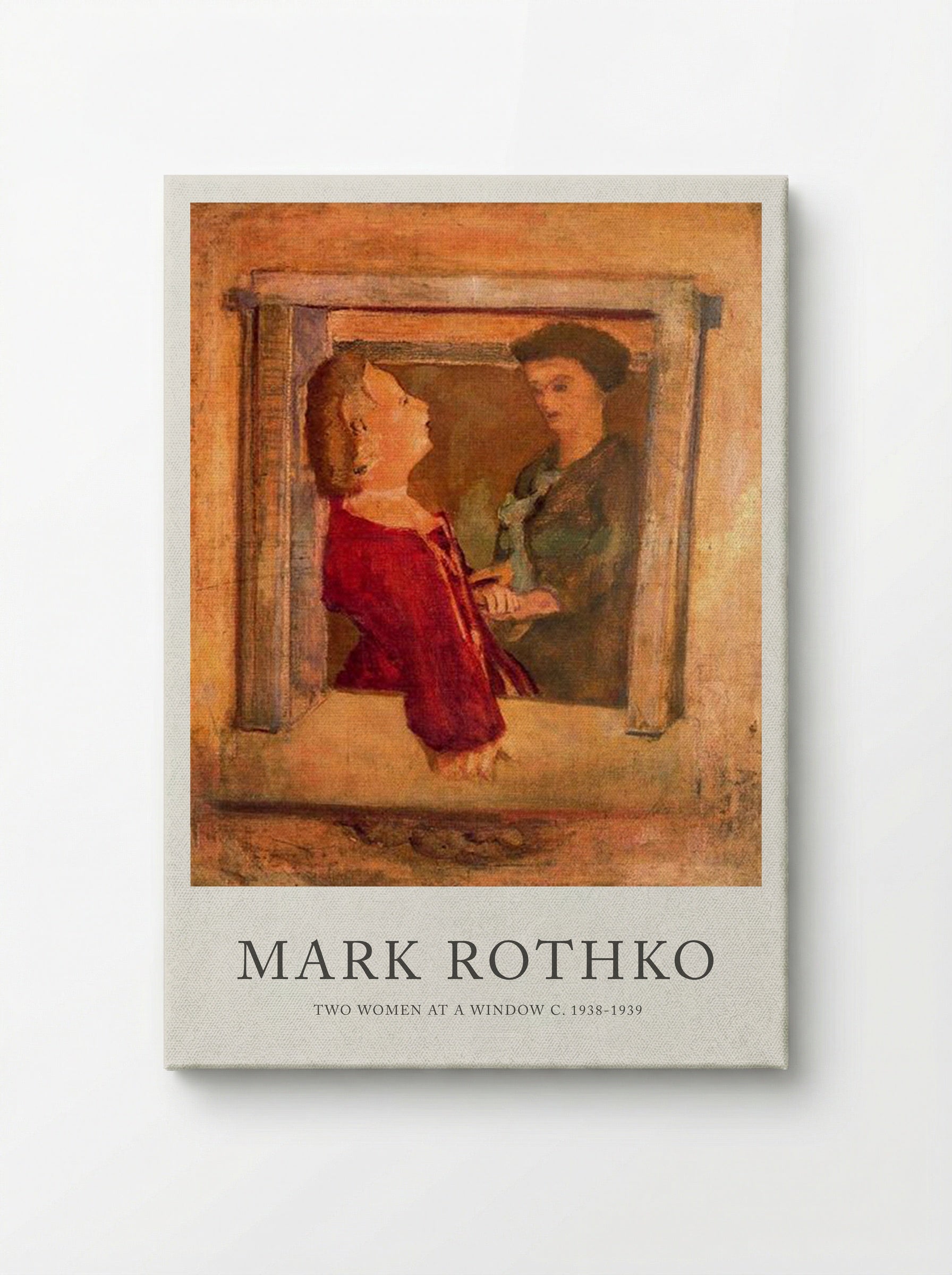 Two Women at a Window - Mark Rothko - Canvas