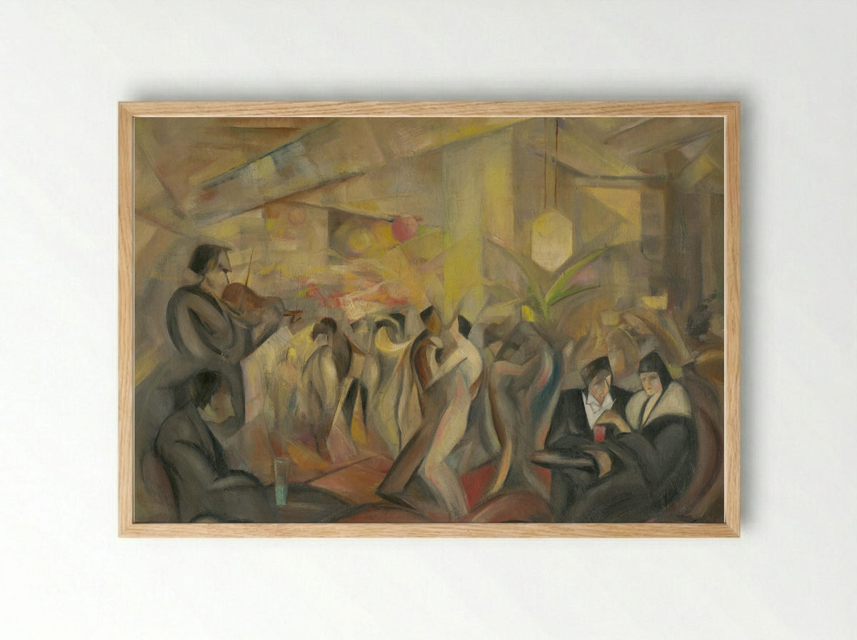 Paris Cafe - Zolo Palugyay - Framed Print Wood