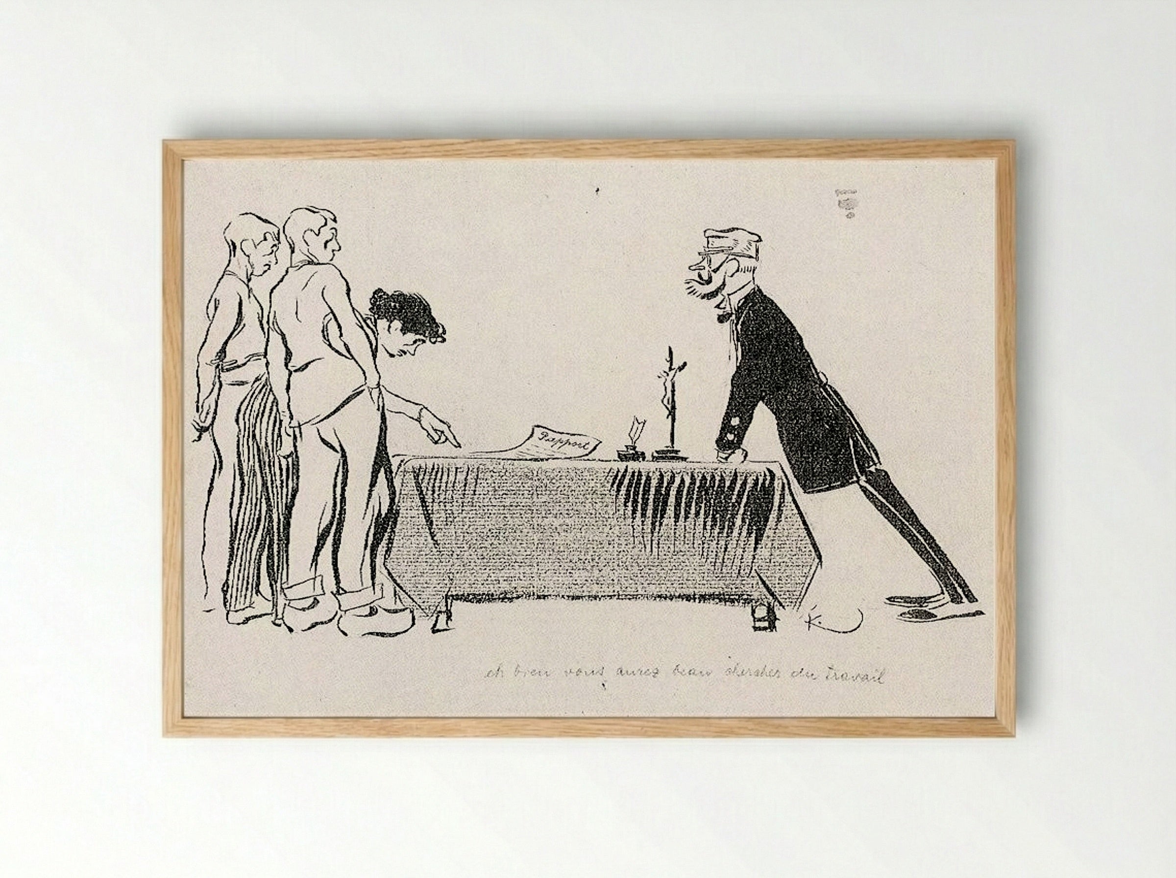 Report - Frantisek Kupka - Framed Print Wood