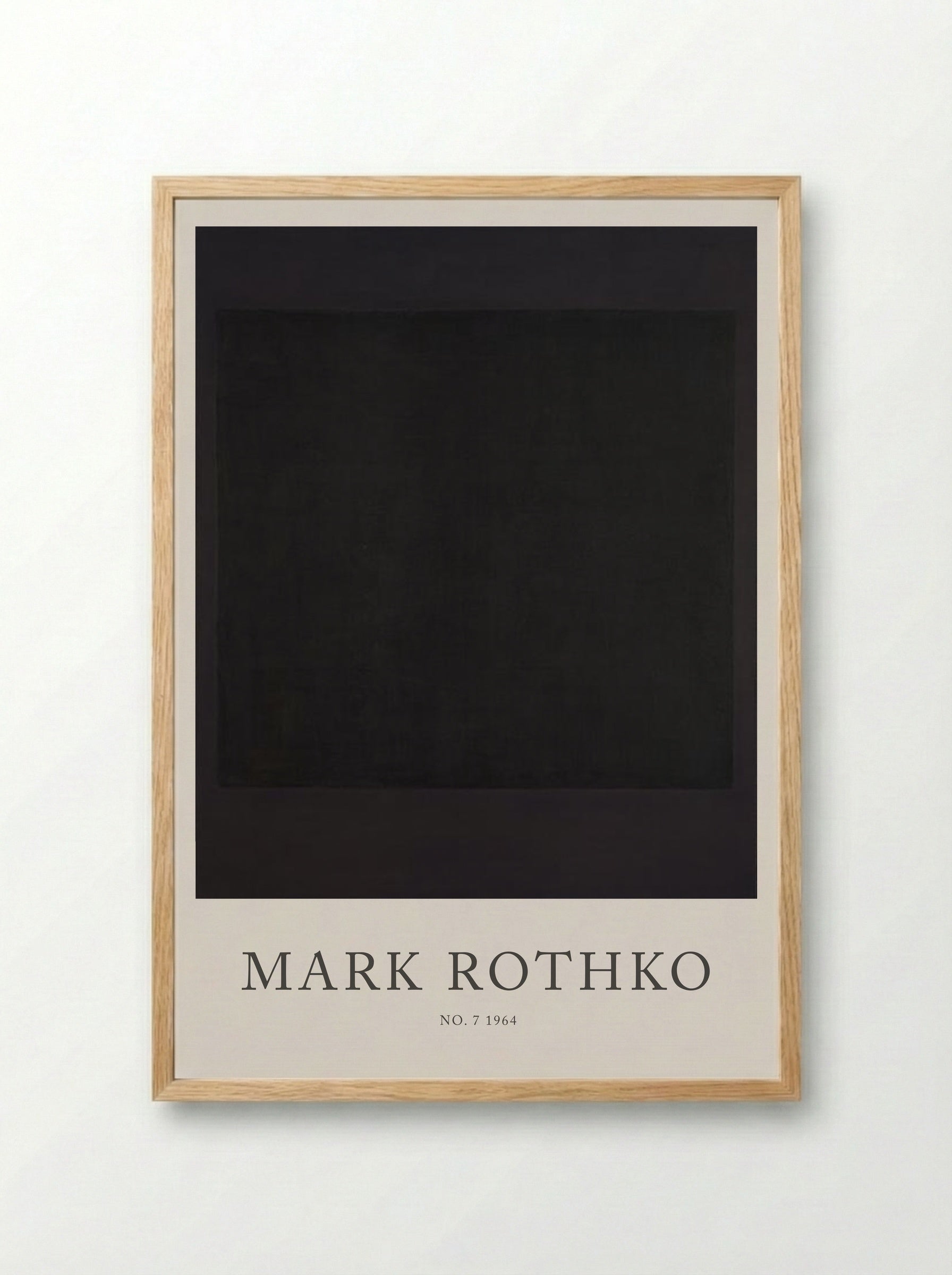No. 7 - Mark Rothko - Framed Print Wood