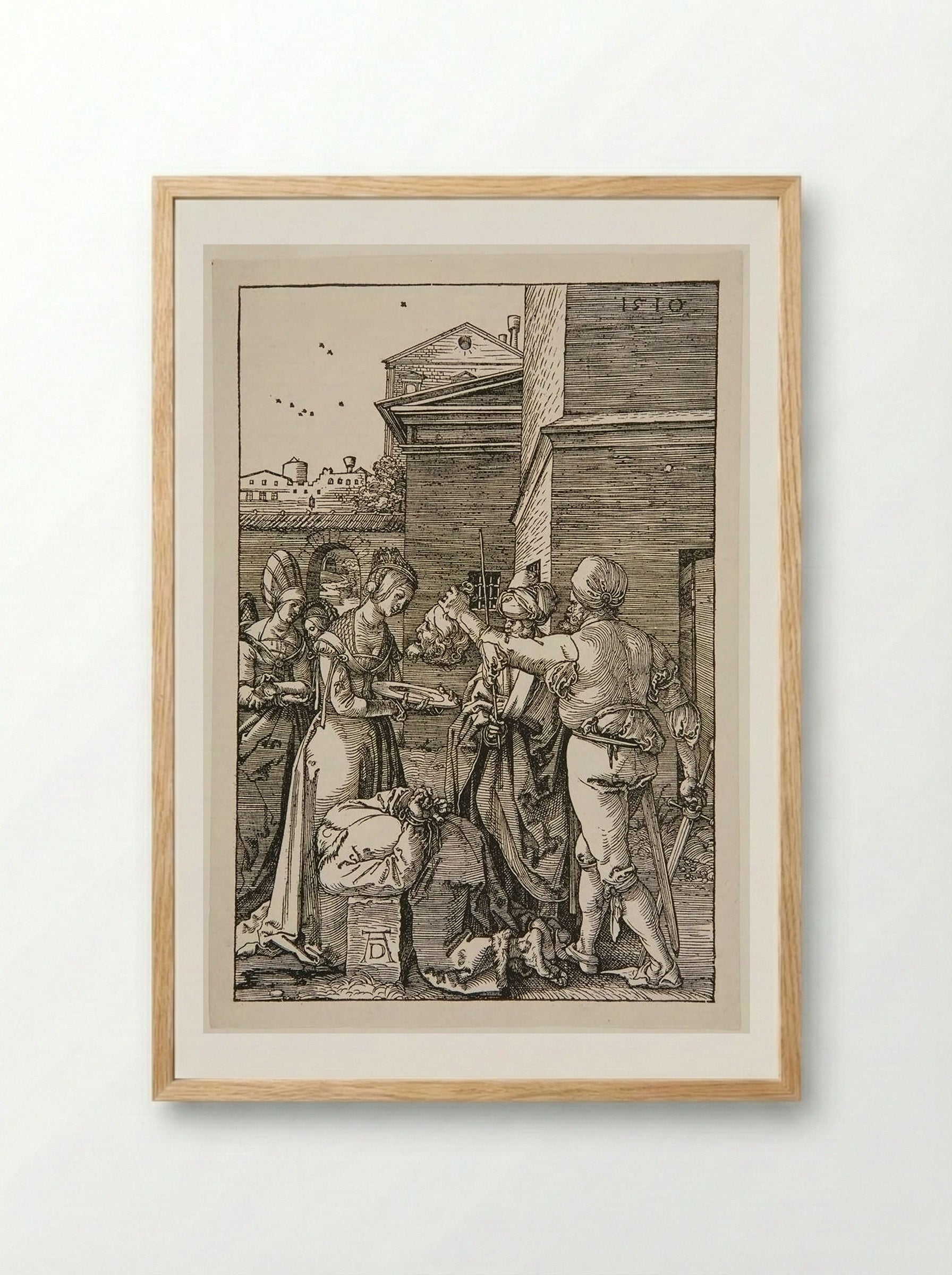 Beheading of John the Baptist - Albrecht Dürer - Framed Print Wood