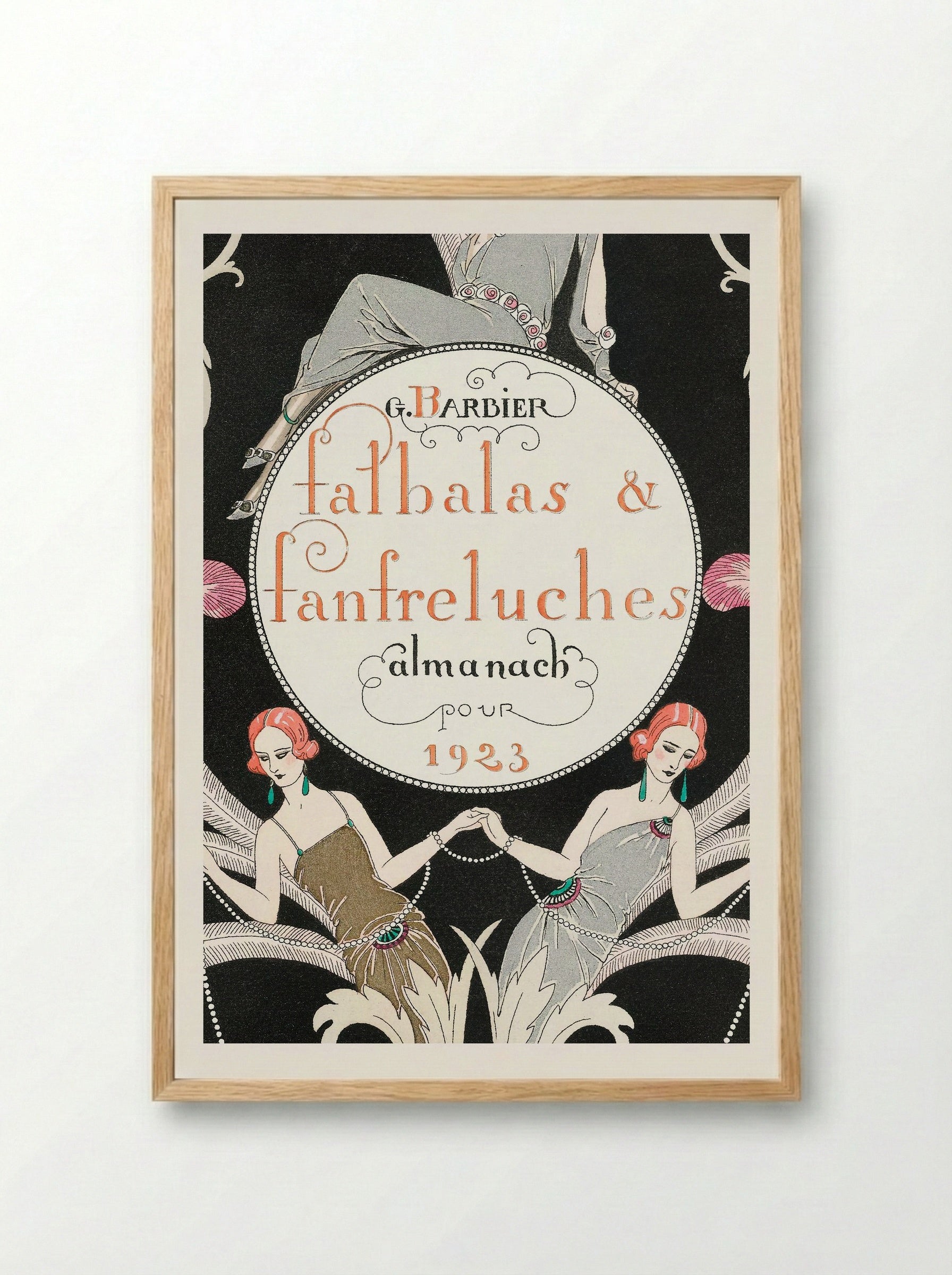 Falbalas et Fanfreluches - George Barbier - Framed Print Wood