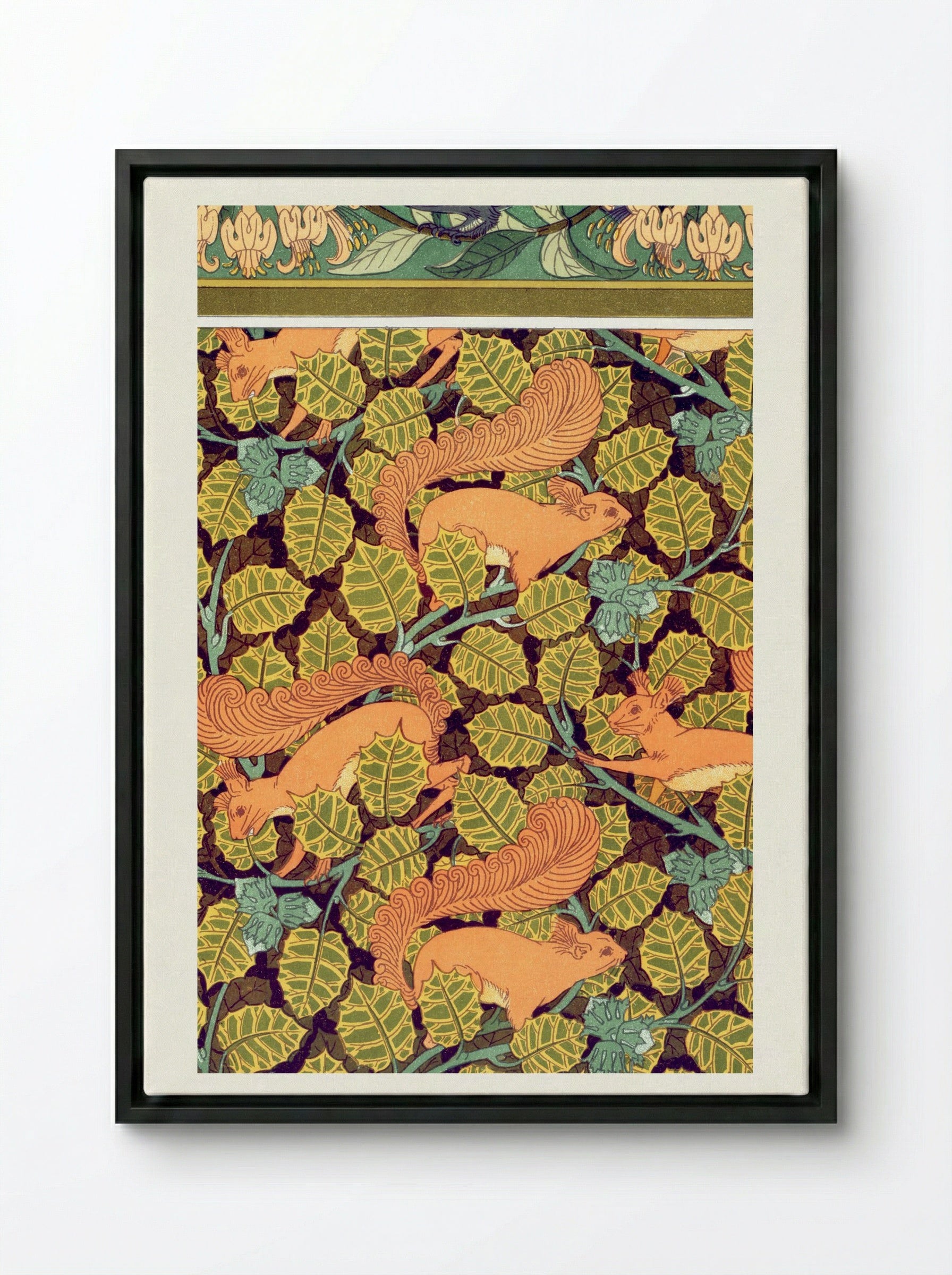 L'Animal dans la Décoration, Plate 22 - Maurice Pillard Verneuil - Framed Canvas Black