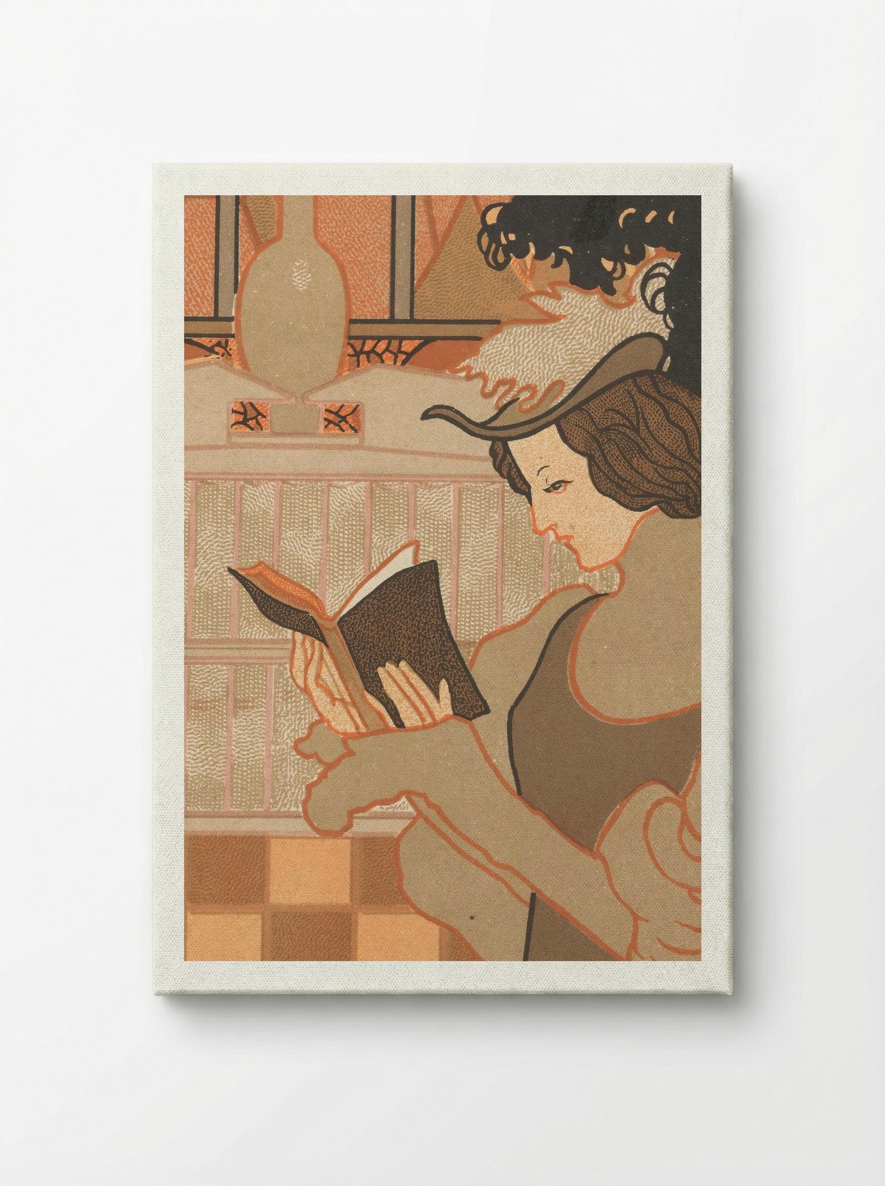 Nieuwjaarswens van Octave Uzanne voor het jaar 1897 - Georges de Feure - Canvas