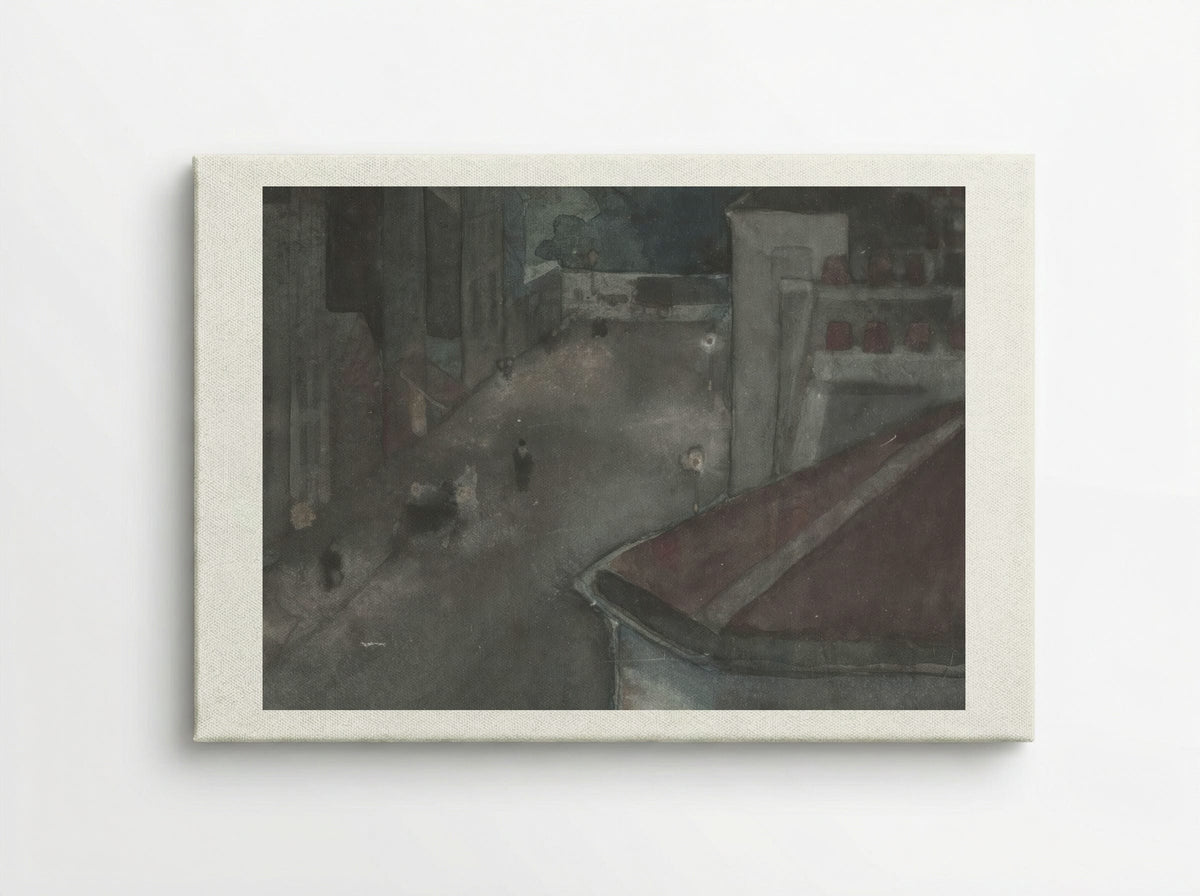 From the Sixth Floor - Théophile Alexandre Steinlen - Canvas