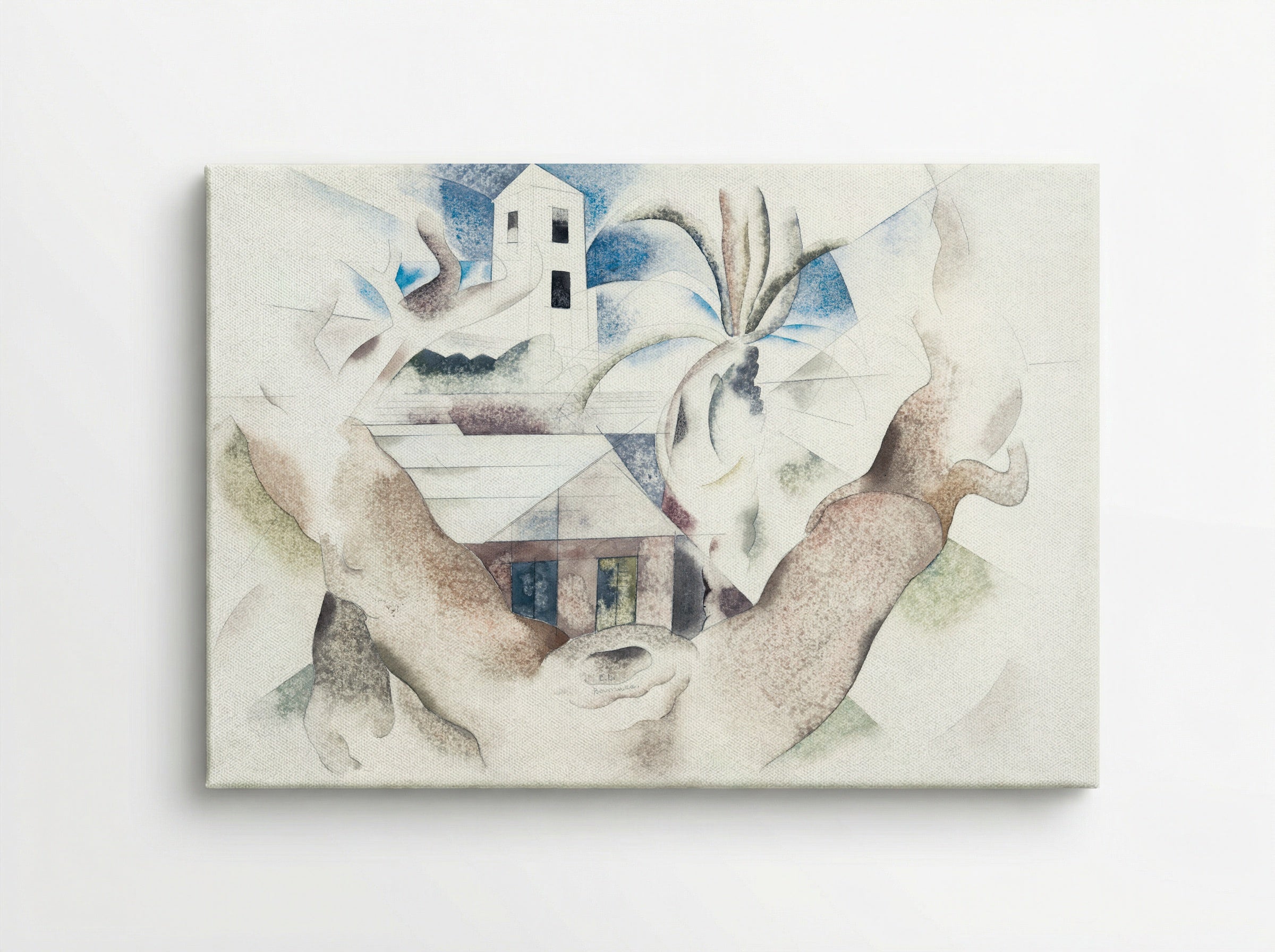 Bermuda No. 1, Tree and House - Charles Demuth - Canvas
