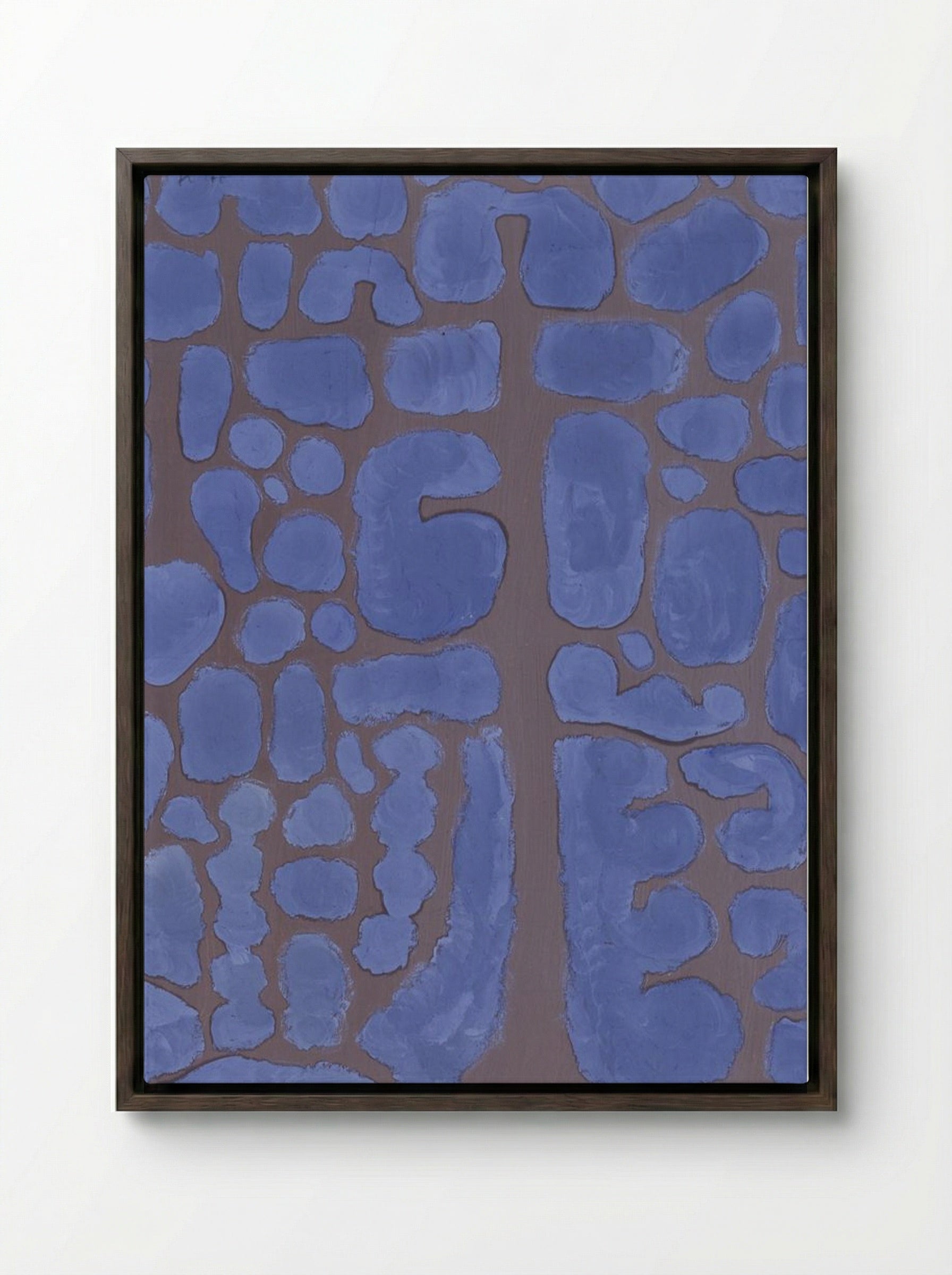 Late Evening Looking Out of the Woods - Paul Klee - Framed Canvas Dark Wood
