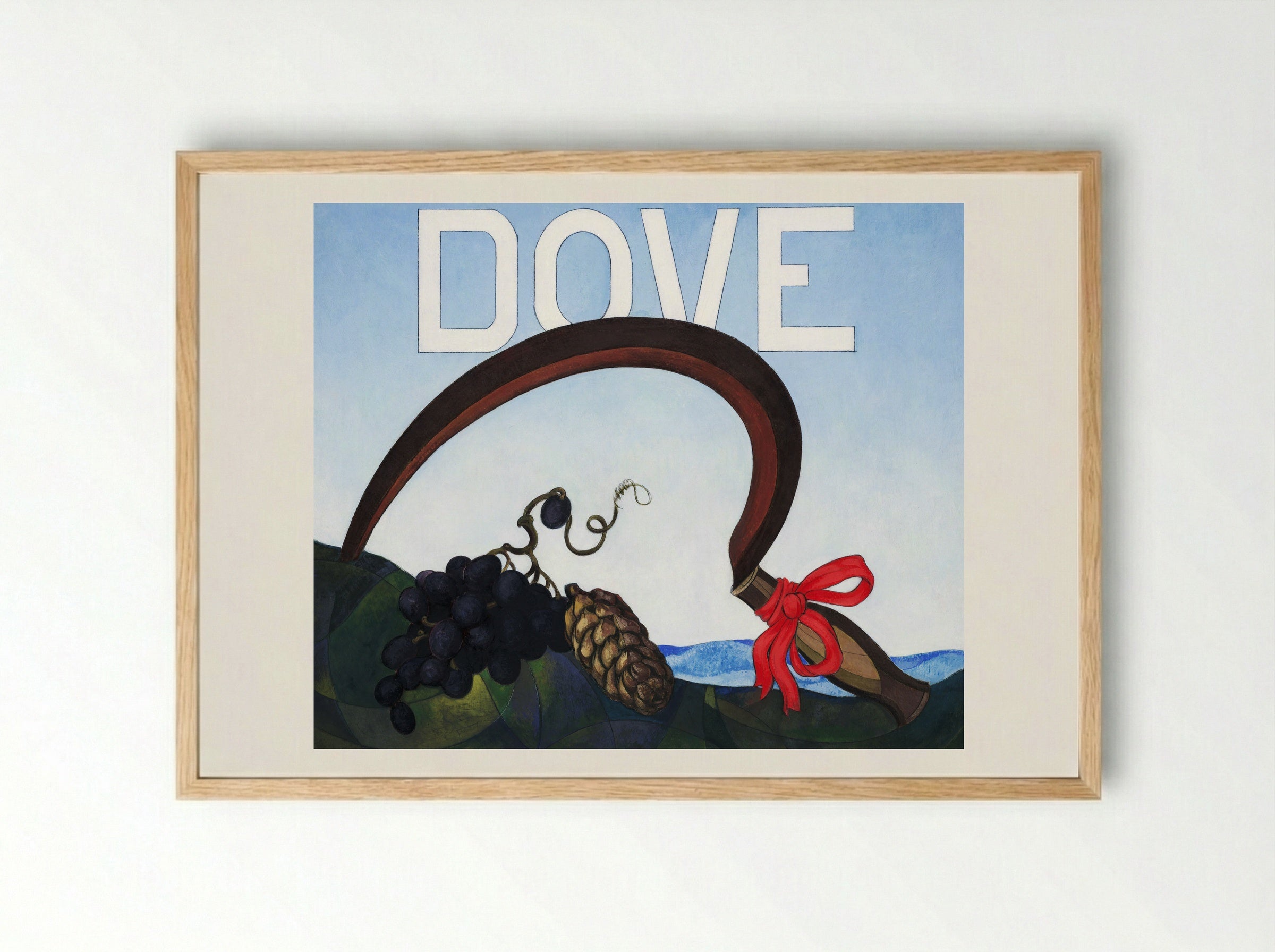 Dove - Charles Demuth - Framed Print Wood