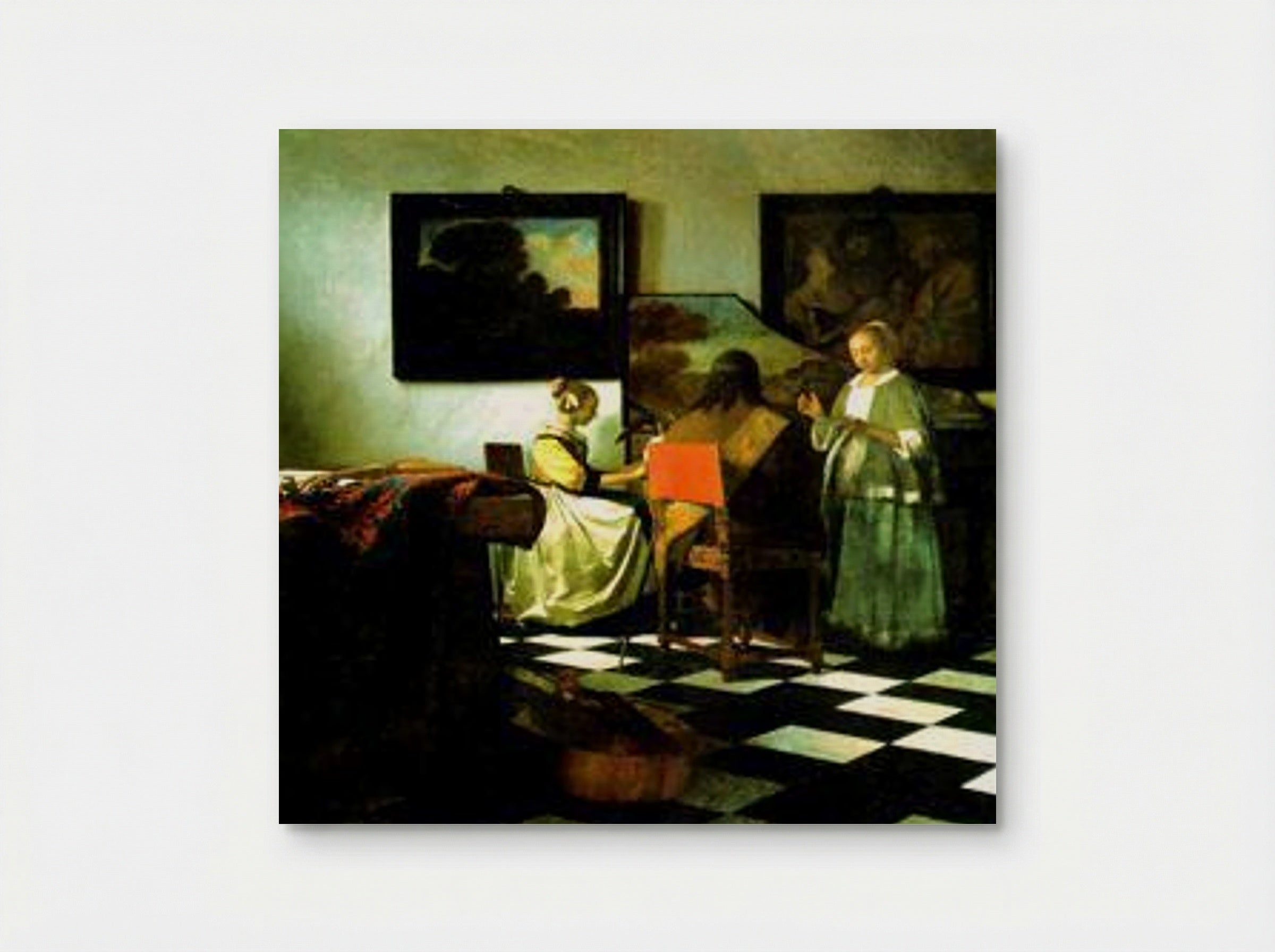The Concert - Johannes Vermeer - Poster