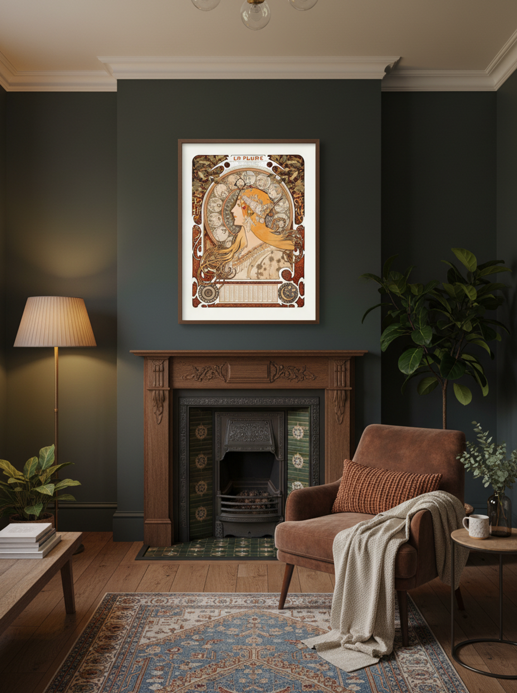 Zodiaque (La Plume) - Alphonse Mucha - Lifestyle