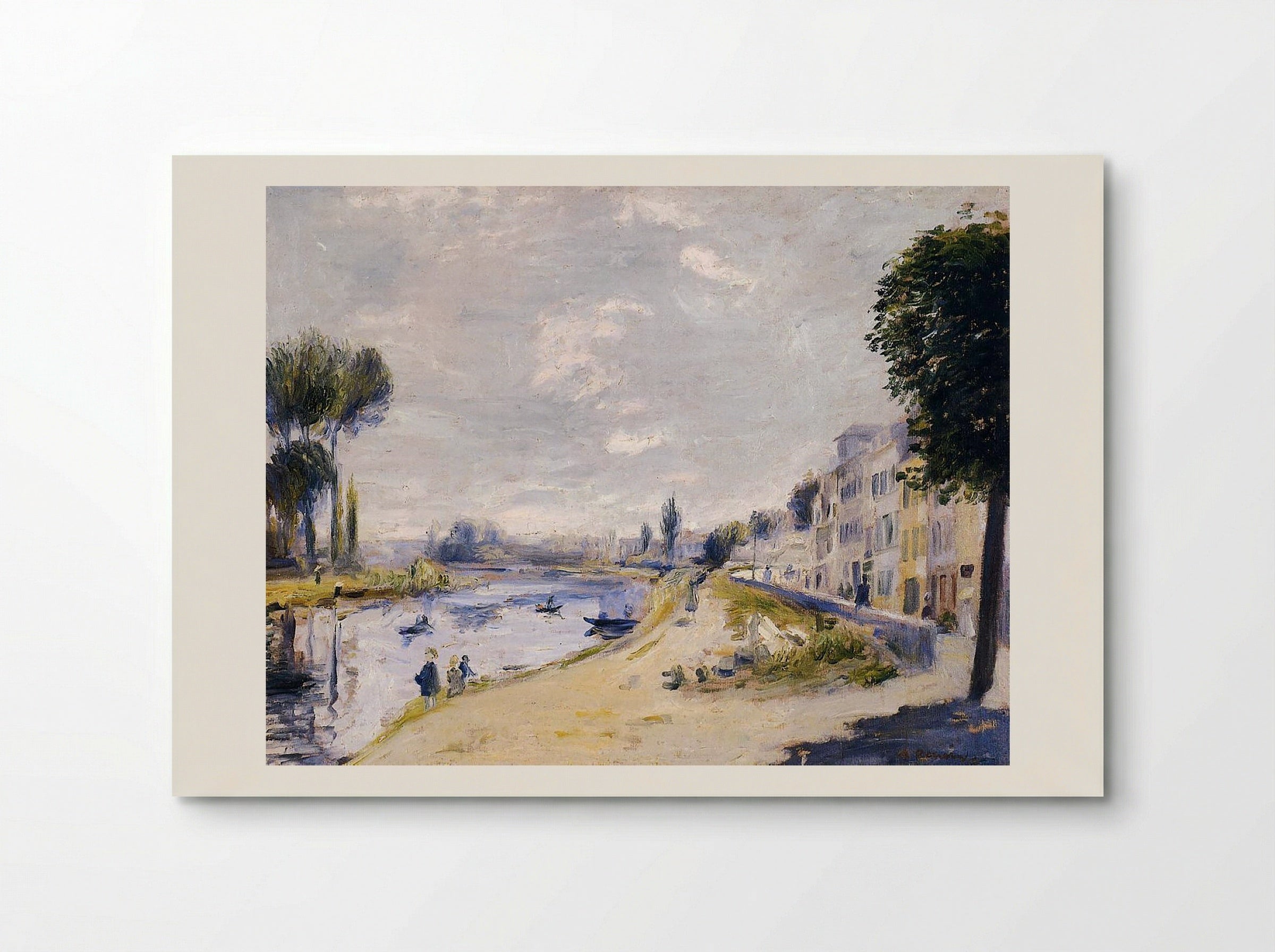 The Banks of the Seine - Pierre-Auguste Renoir - Poster