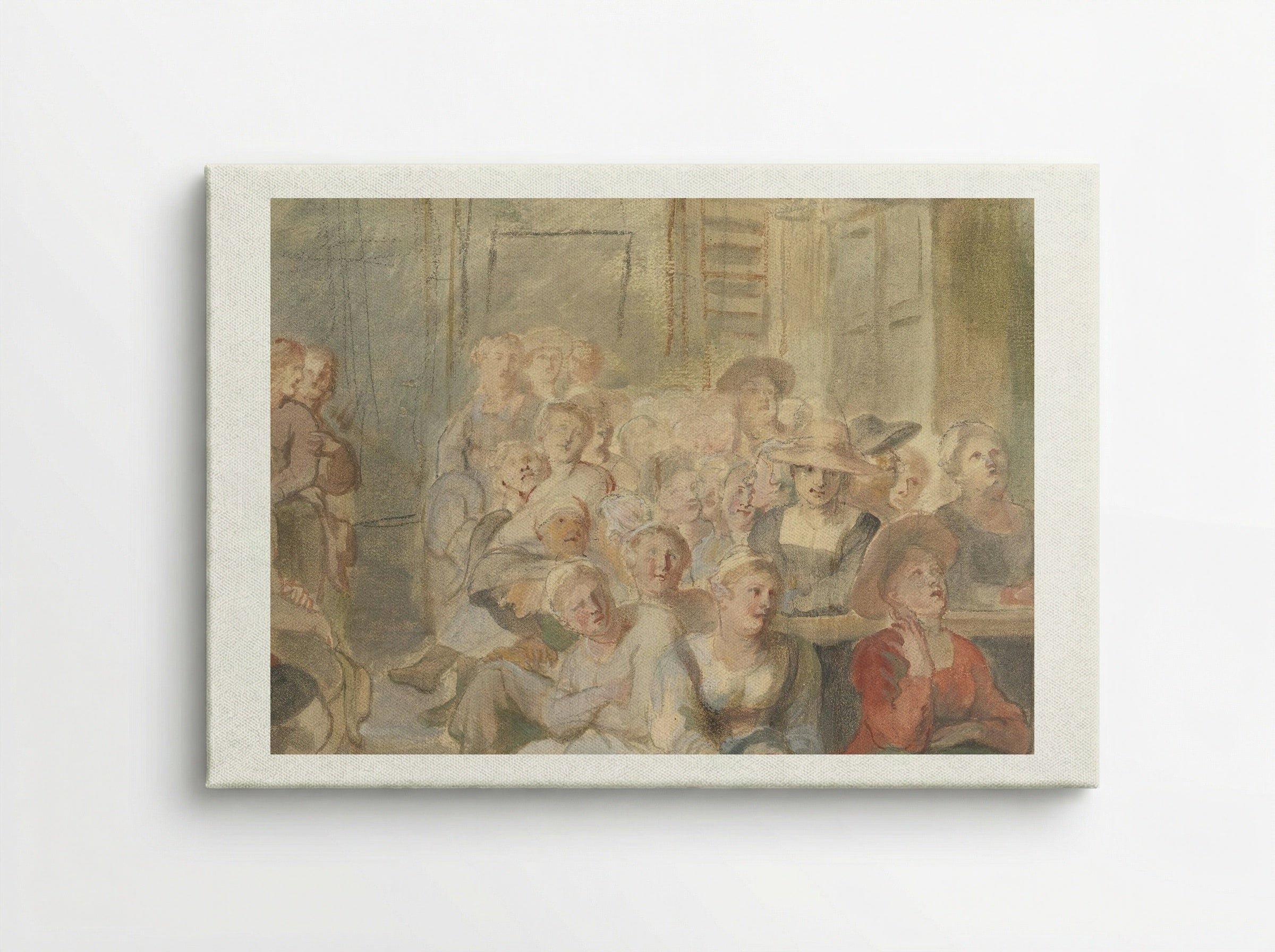 A Sermon in a Village Church - Peter Paul Rubens - Canvas