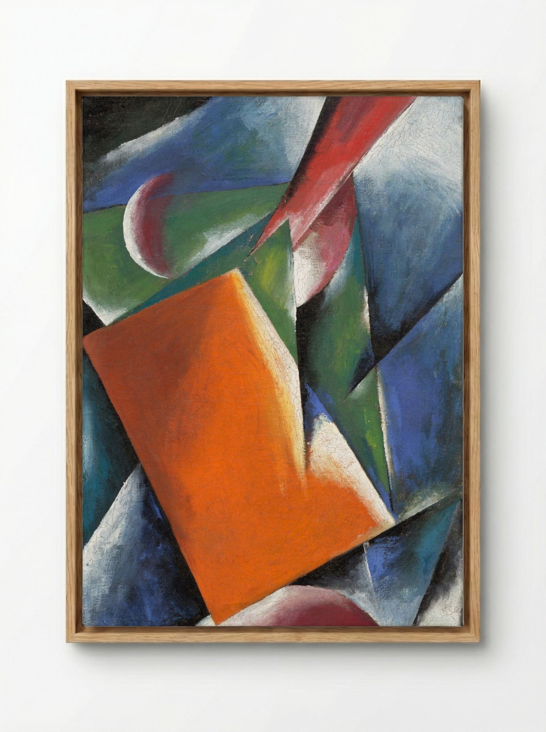 Architectonic Painting - Liubov Popova - Framed Canvas Wood