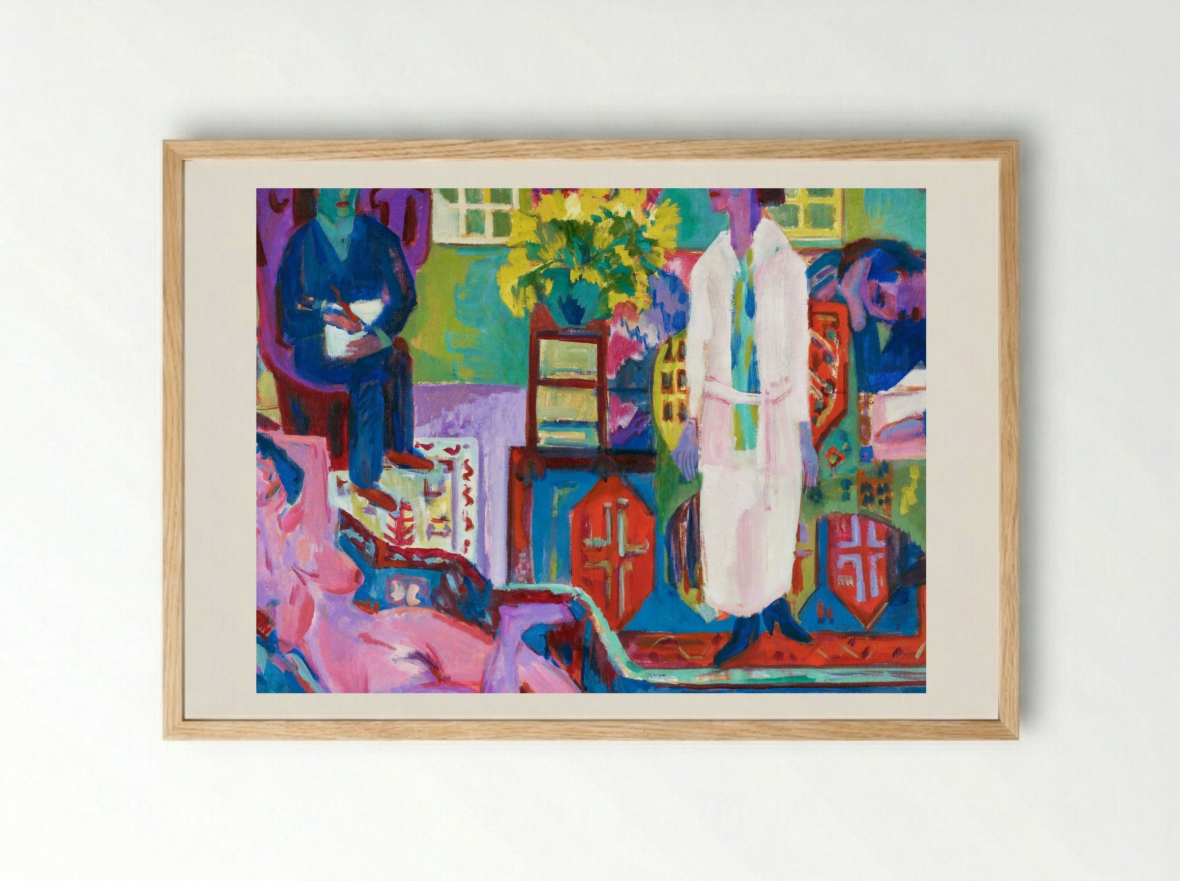 Modern Bohemia - Ernst Ludwig Kirchner - Framed Print Wood