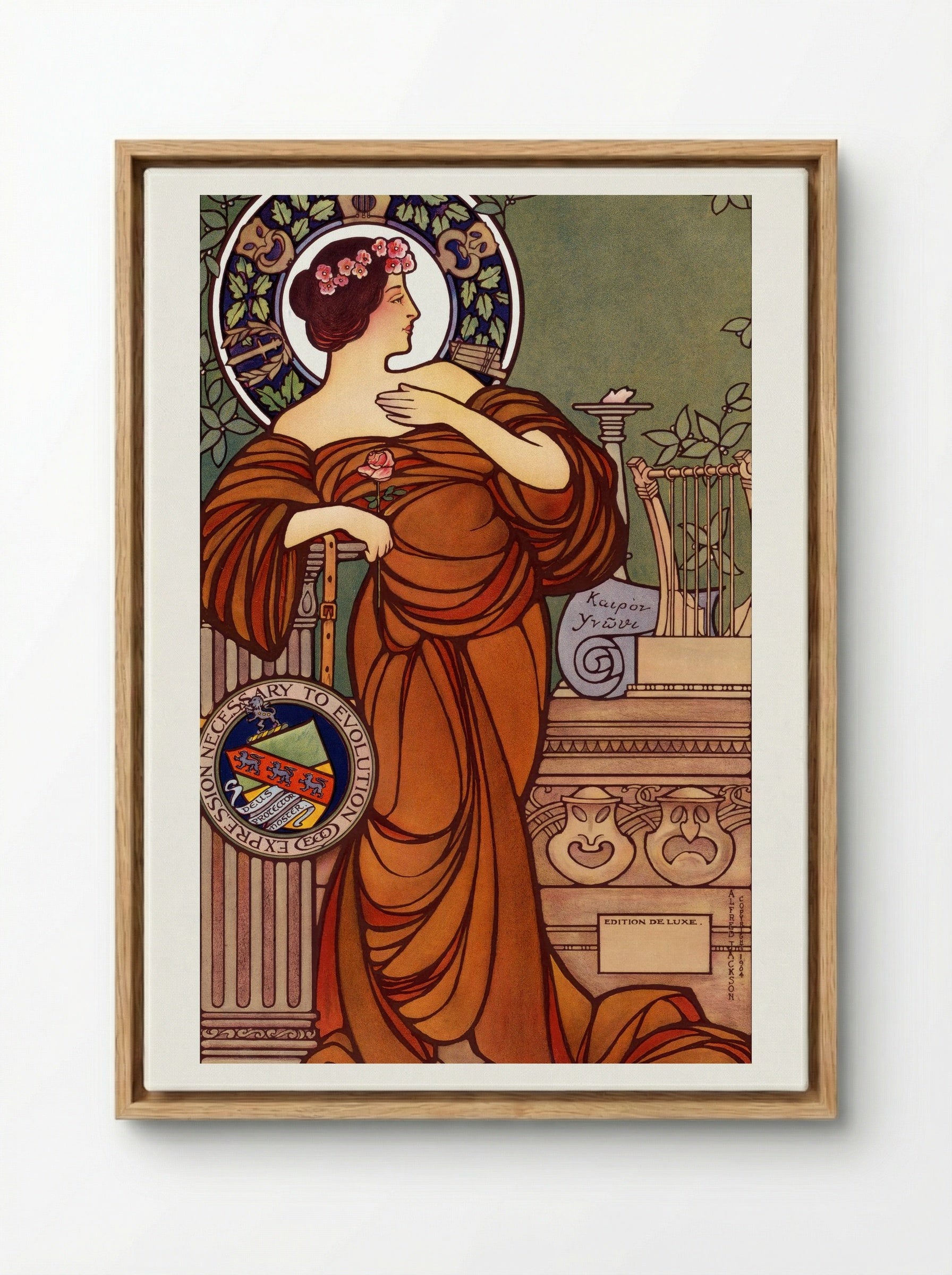 The Emerson College of Oratory - George H. Walker & Co. - Framed Canvas Wood