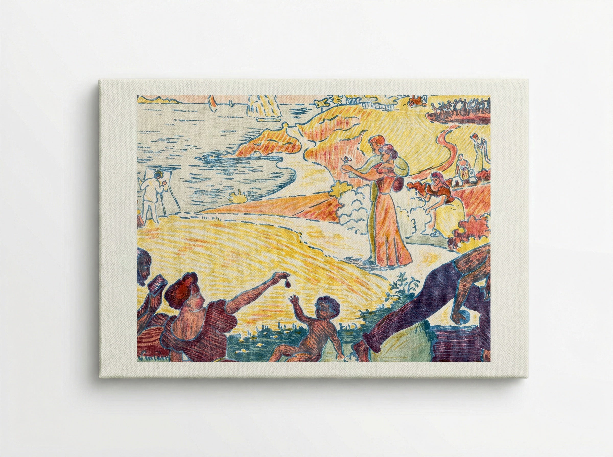 Harmonious Times - Paul Signac - Canvas