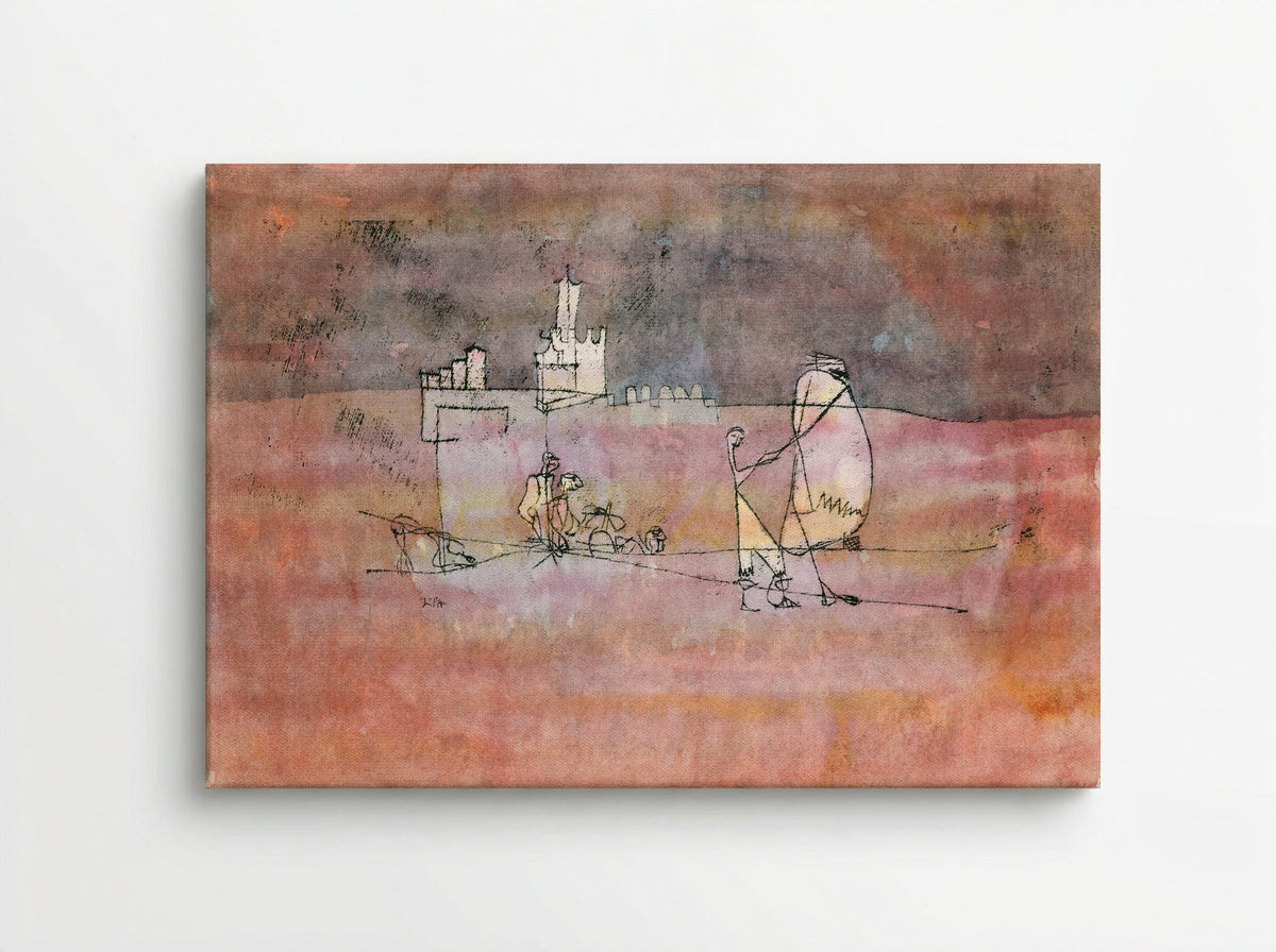 Episode Before an Arab Town - Paul Klee - Canvas