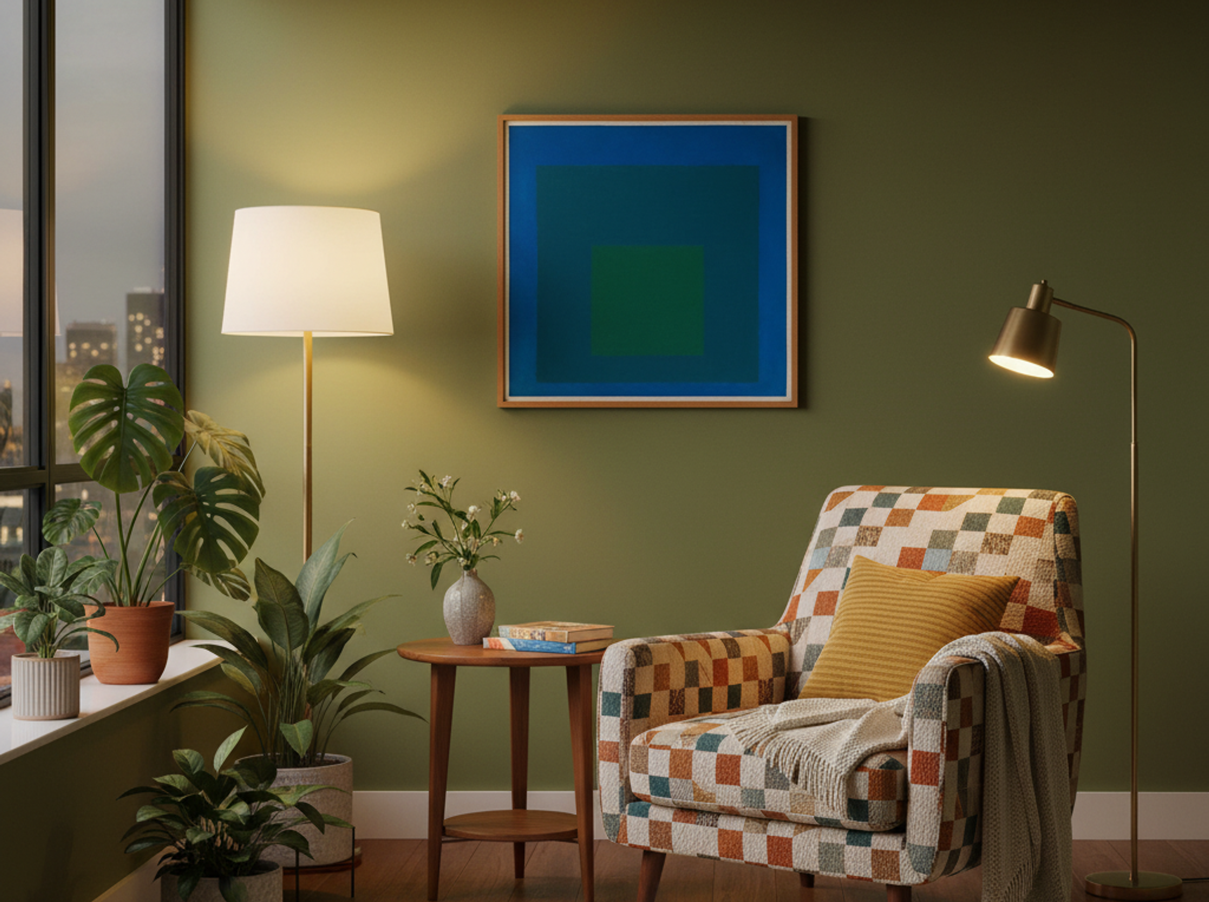Study for Homage to the Square: Beaming - Josef Albers - Lifestyle