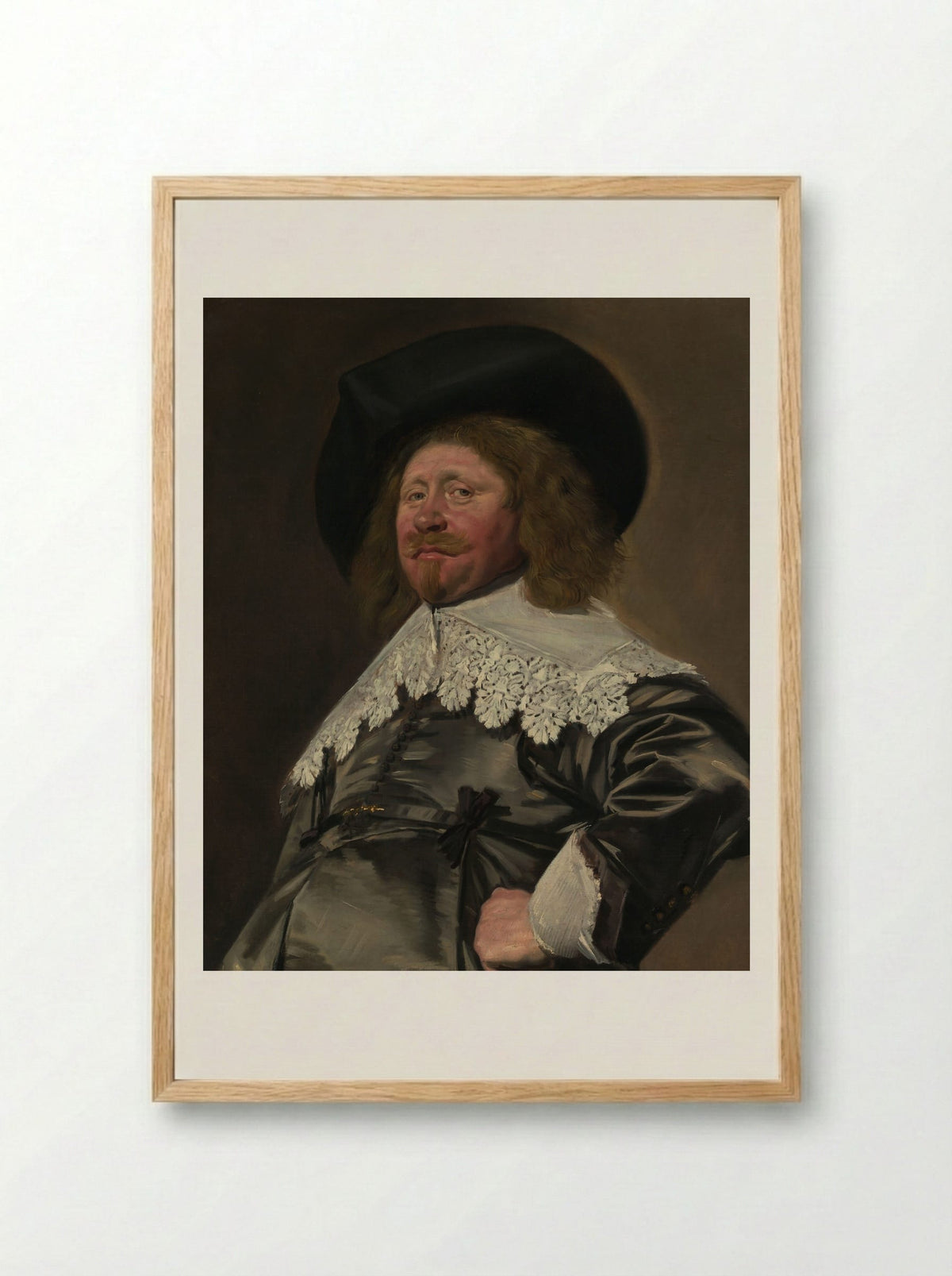 Claes Duyst van Voorhout - Frans Hals - Framed Print Wood