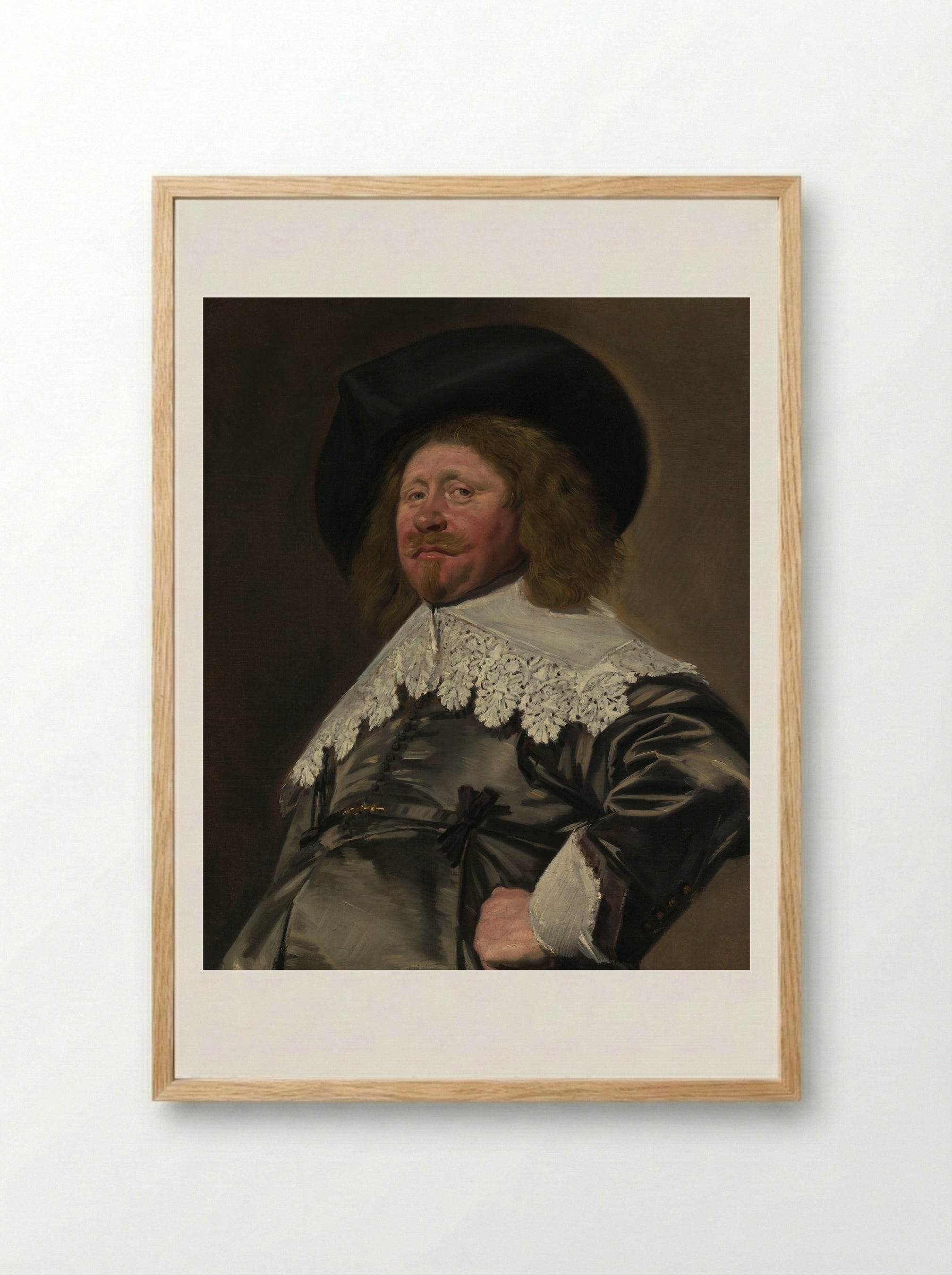 Claes Duyst van Voorhout - Frans Hals - Framed Print Wood