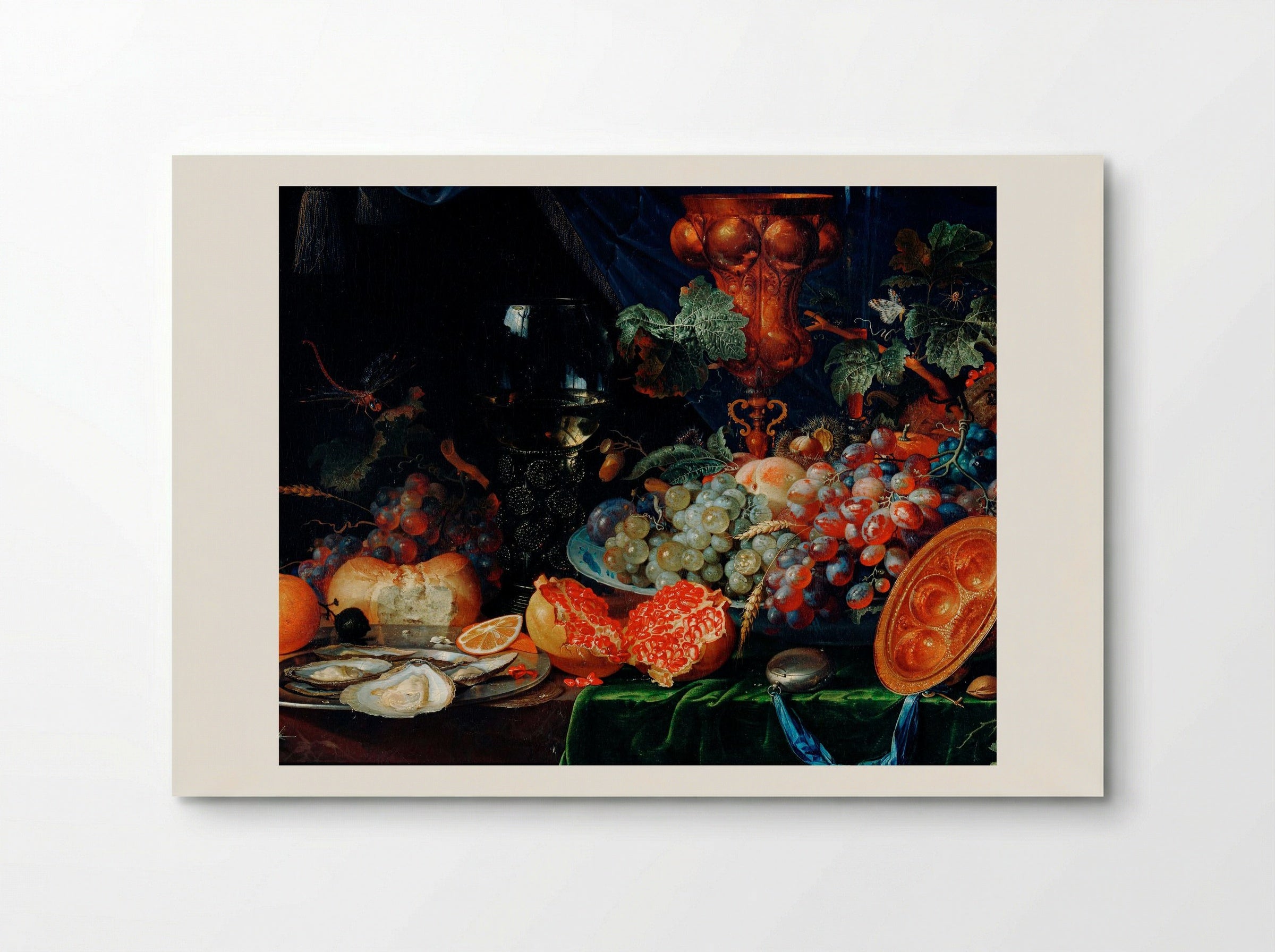 Fruits and Oysters - Abraham Mignon - Poster
