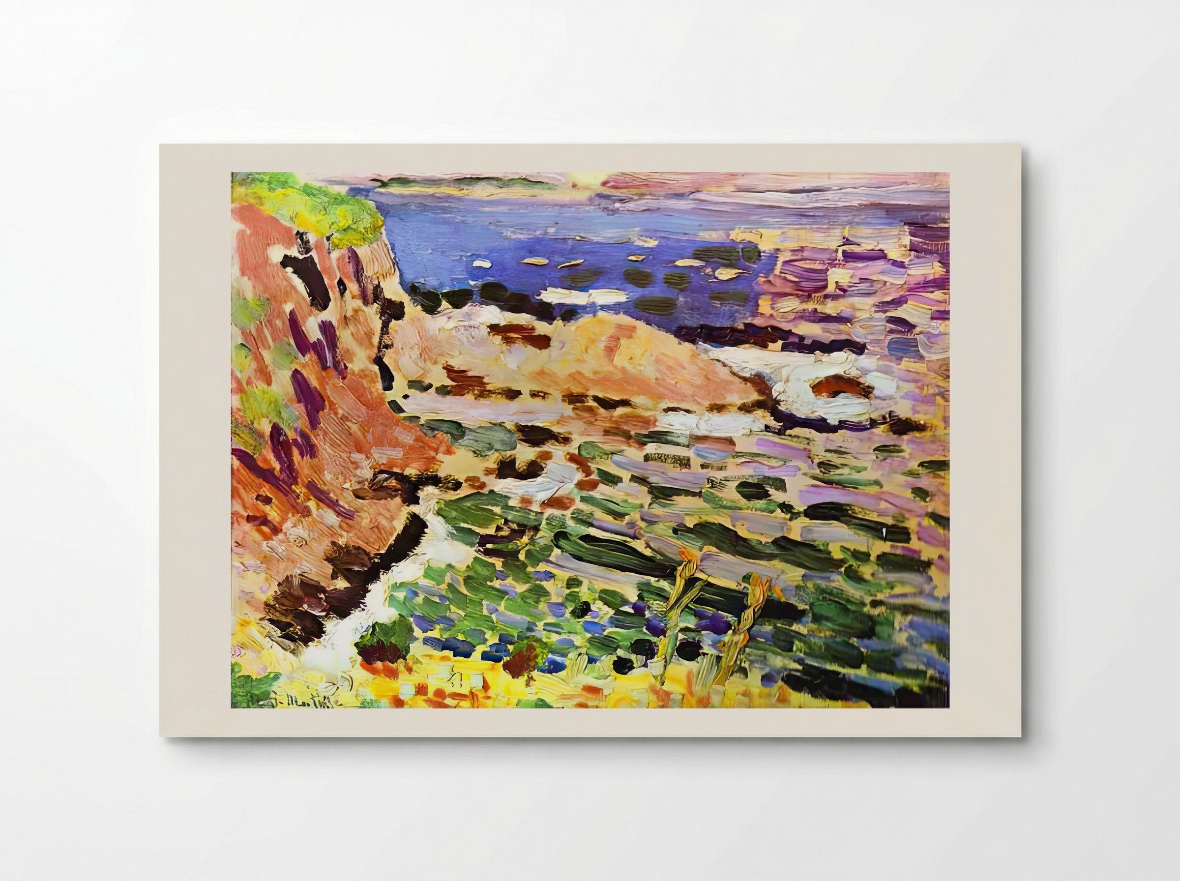 The Moulade by Henri Matisse – Fauvist Coastal Scene Print - Poster