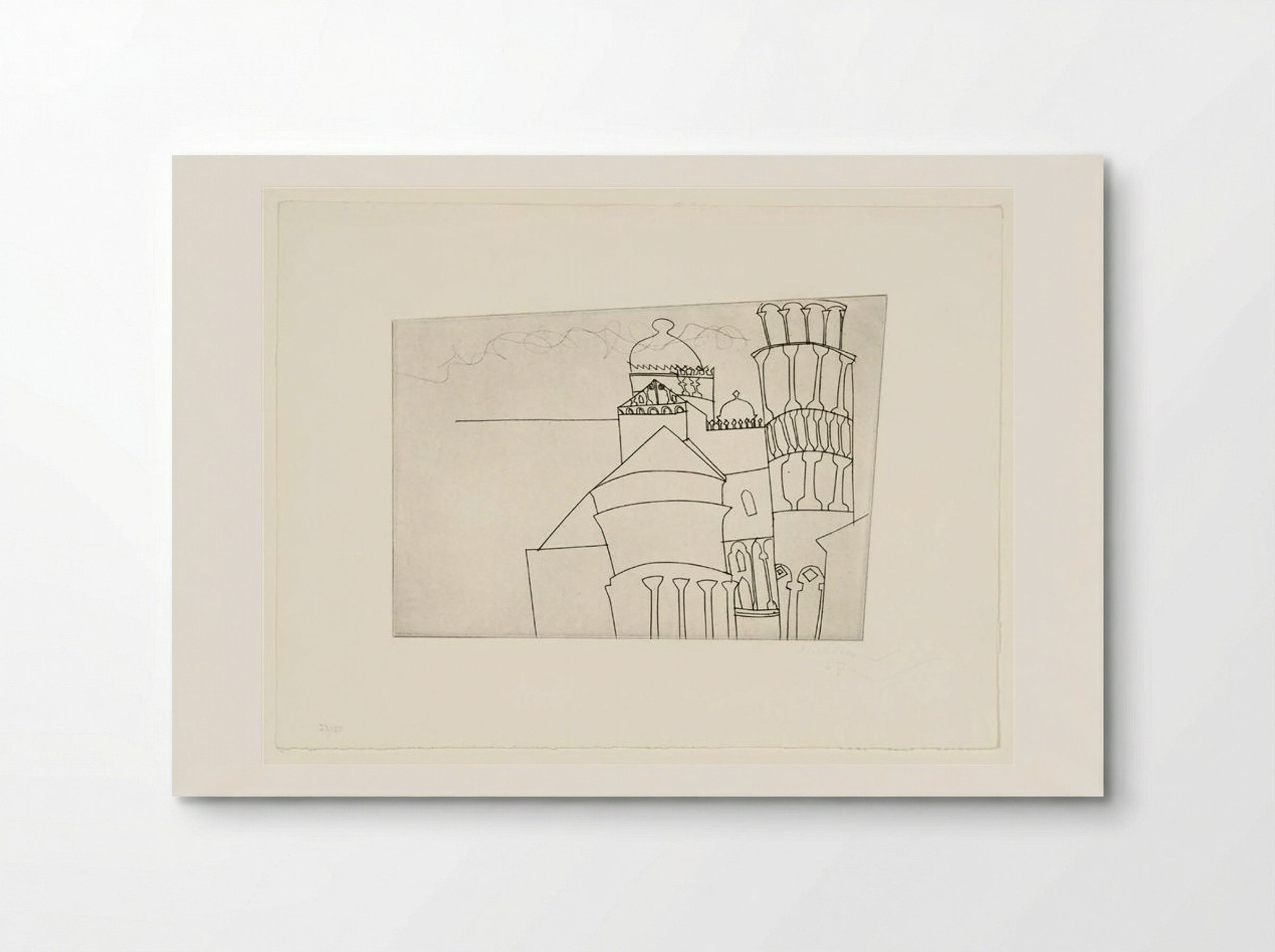 Pisa as intended - Ben Nicholson - Poster
