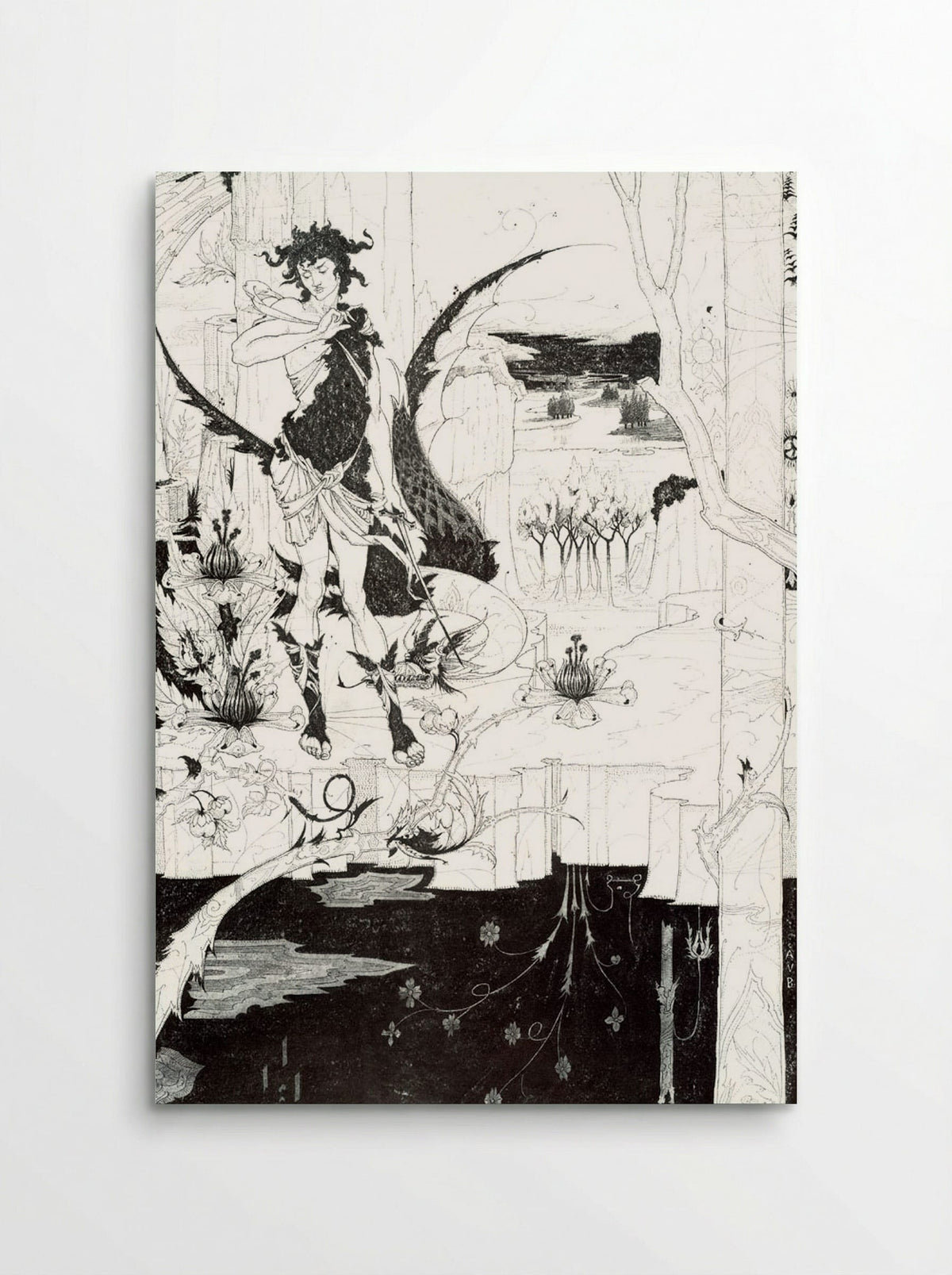 Illustration to _Siegfried_, Act II - Arthur Rackham - Poster