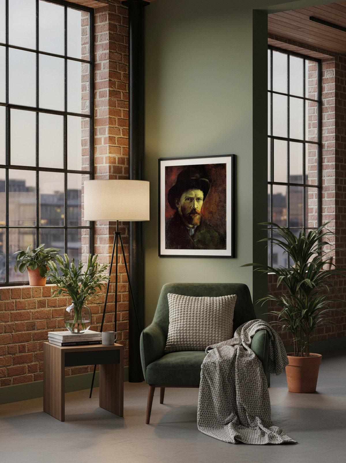 Self-Portrait with Dark Felt Hat - Vincent van Gogh - Lifestyle