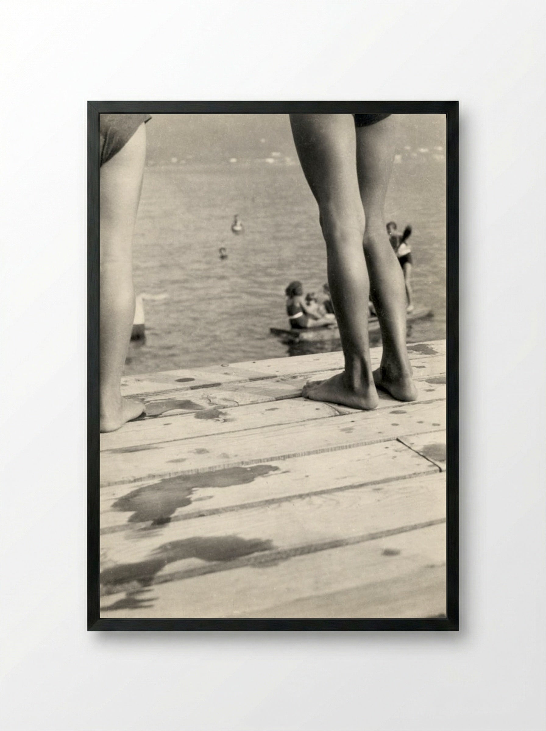 Lago Maggiore, Ascona, Switzerland - László Moholy-Nagy - Framed Print Black