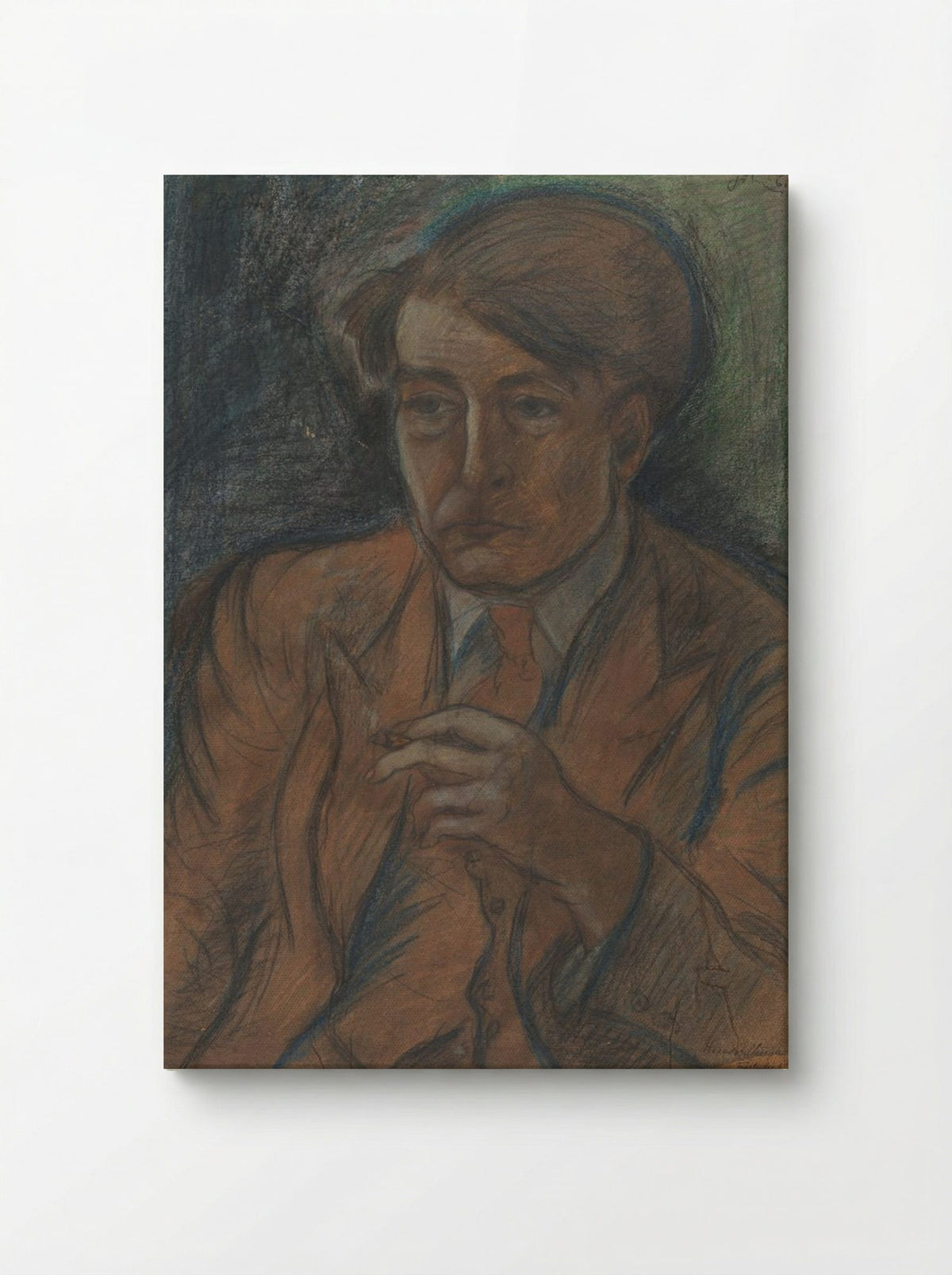 Study for a Portrait of Søren Hjorth Nielsen - John Christensen - Canvas