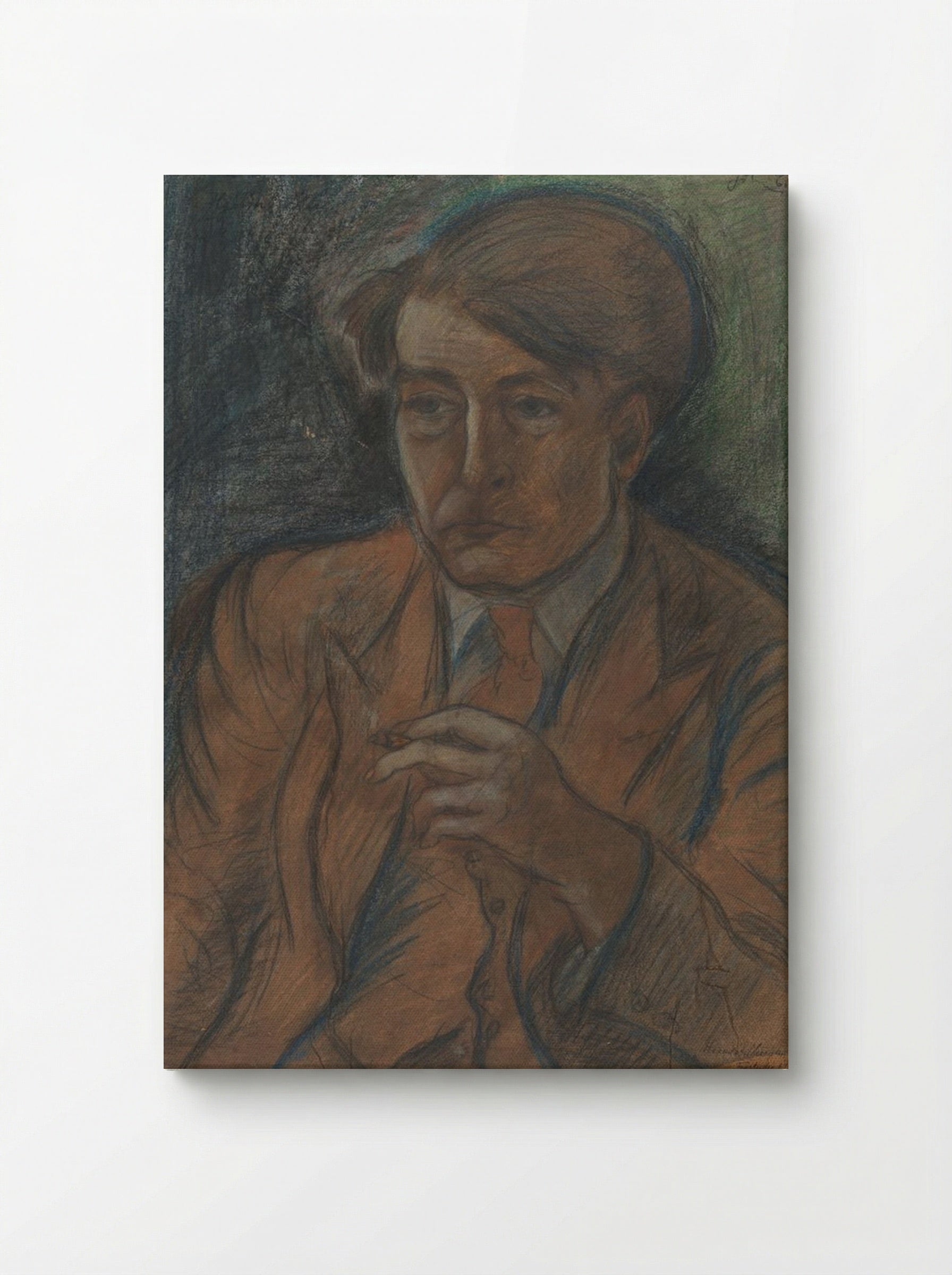 Study for a Portrait of Søren Hjorth Nielsen - John Christensen - Canvas