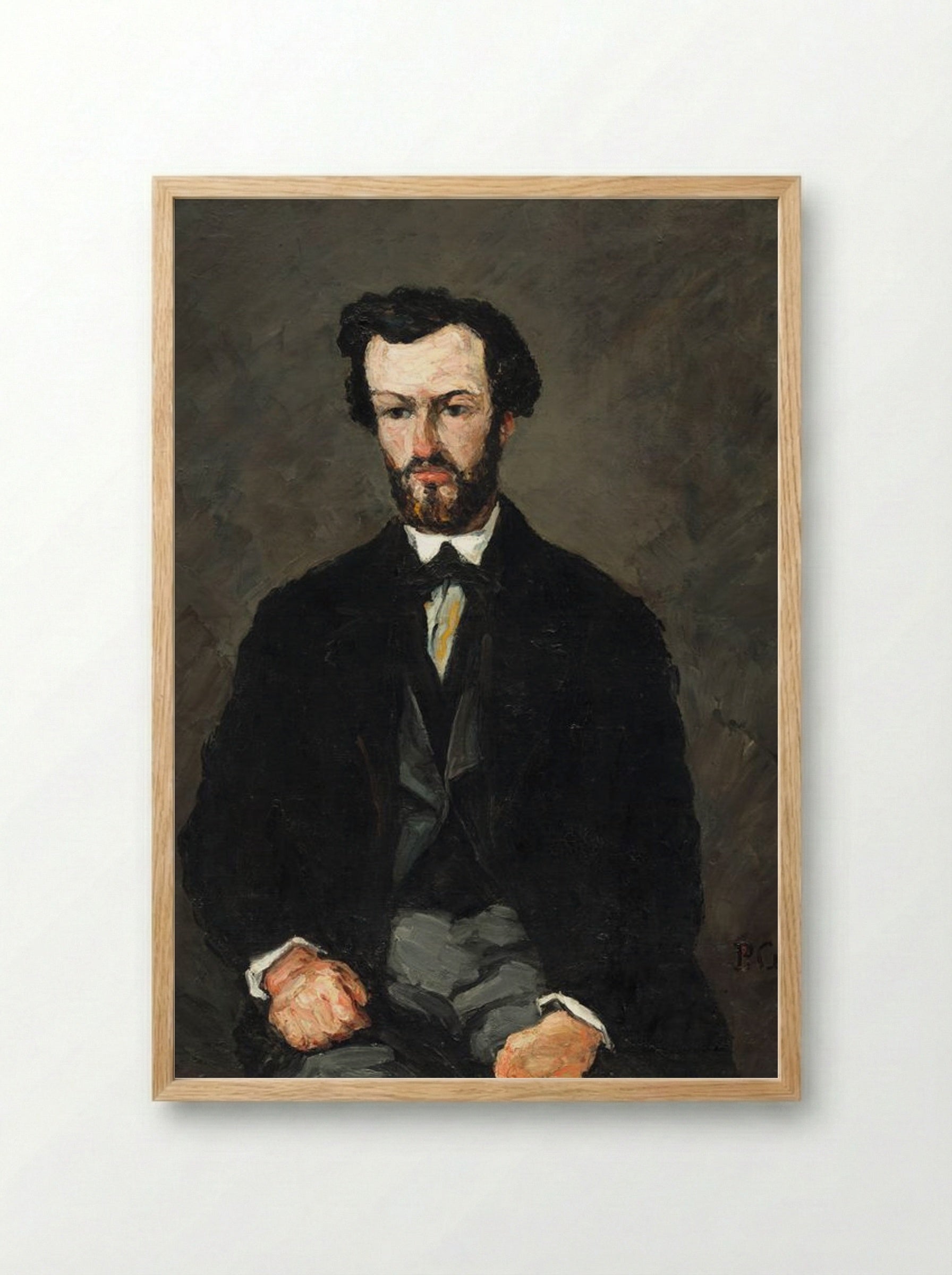 Antony Valabrègue - Paul Cézanne - Framed Print Wood