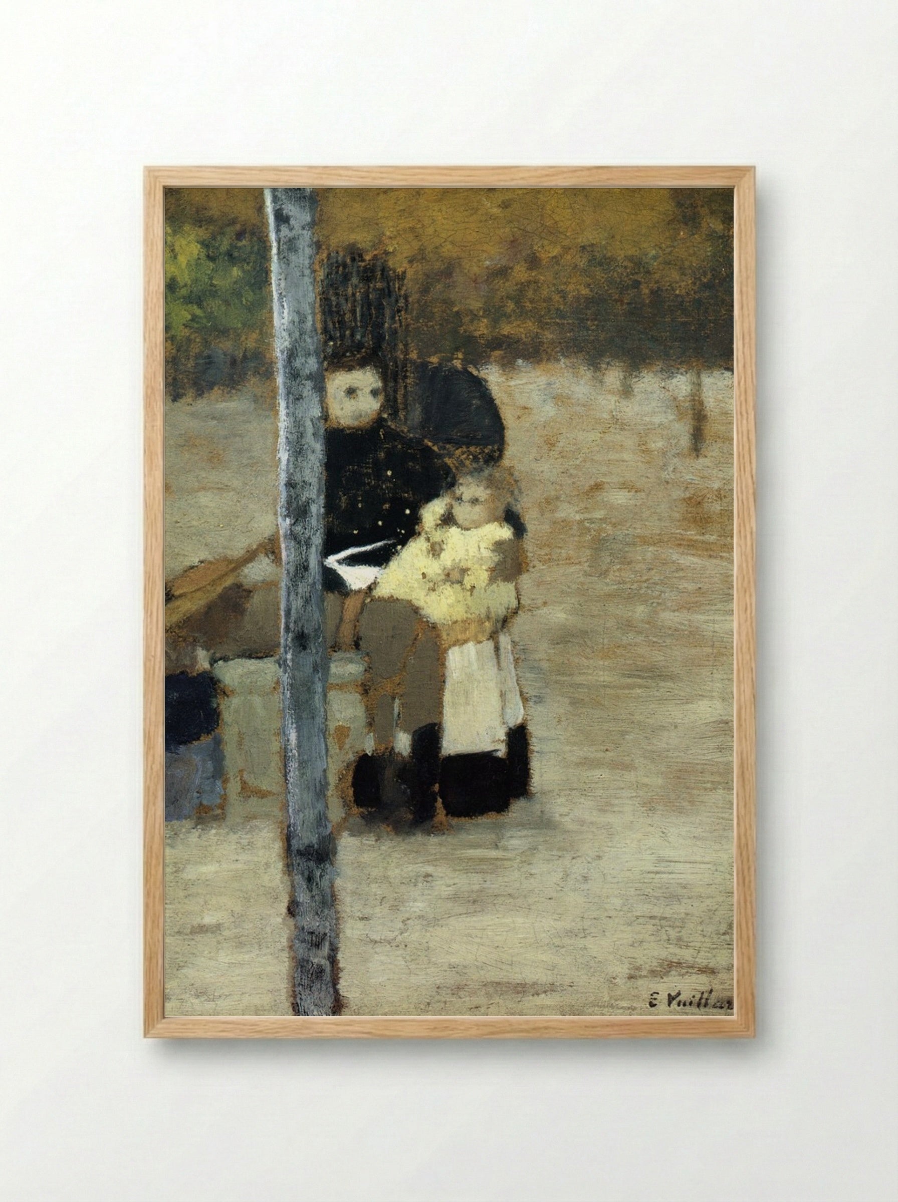 Good Children - Édouard Vuillard - Framed Print Wood