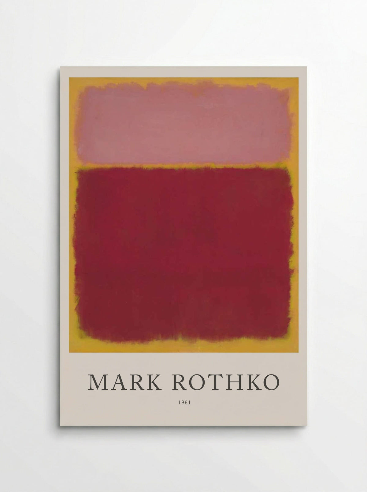 Untitled (Pink and Red over Yellow) - Mark Rothko - Poster