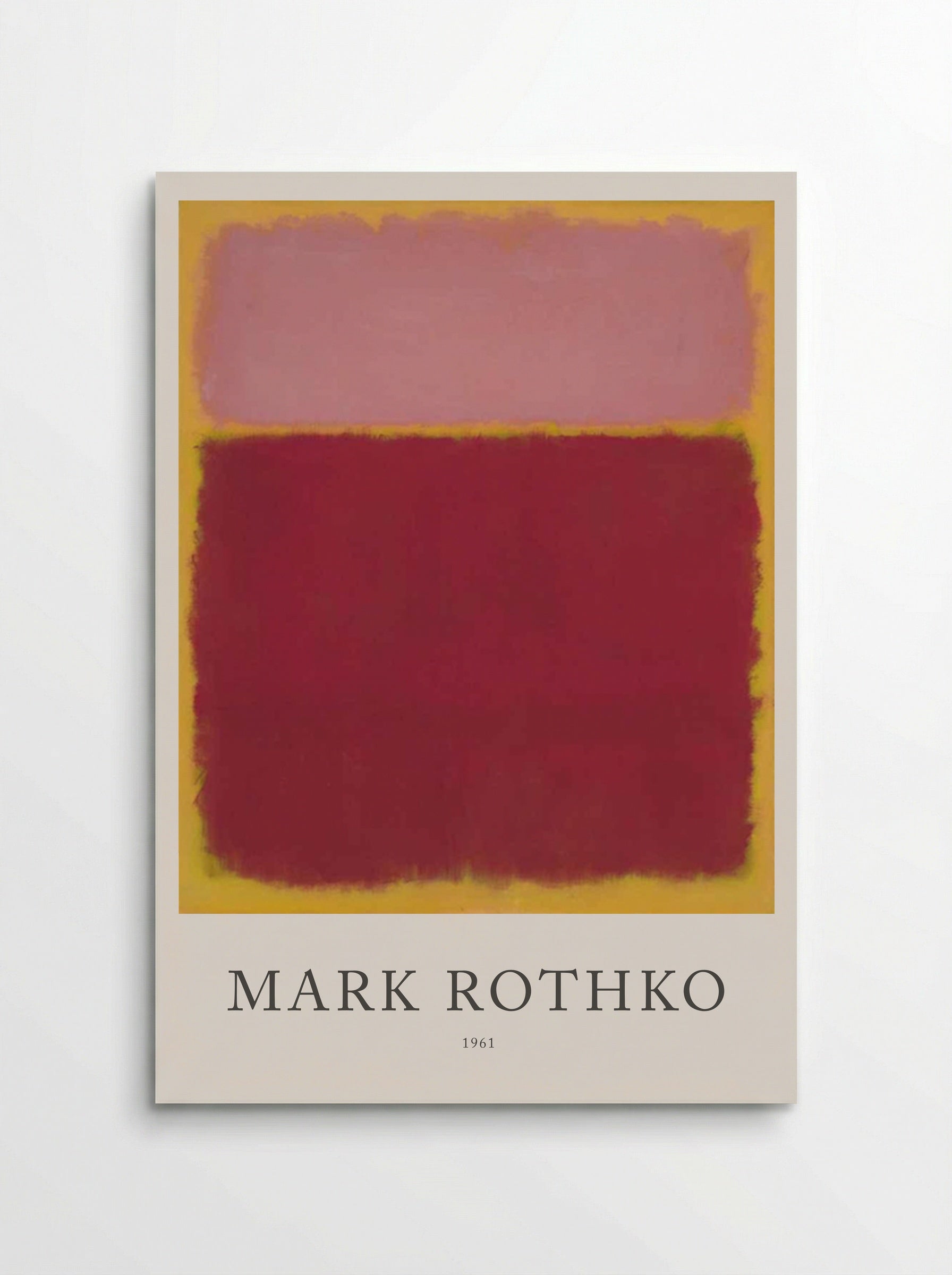 Untitled (Pink and Red over Yellow) - Mark Rothko - Poster