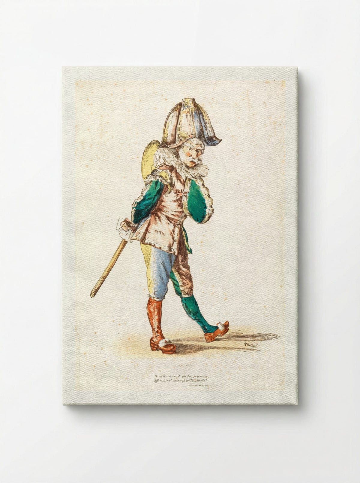 Polichinelle - Édouard Manet - Canvas