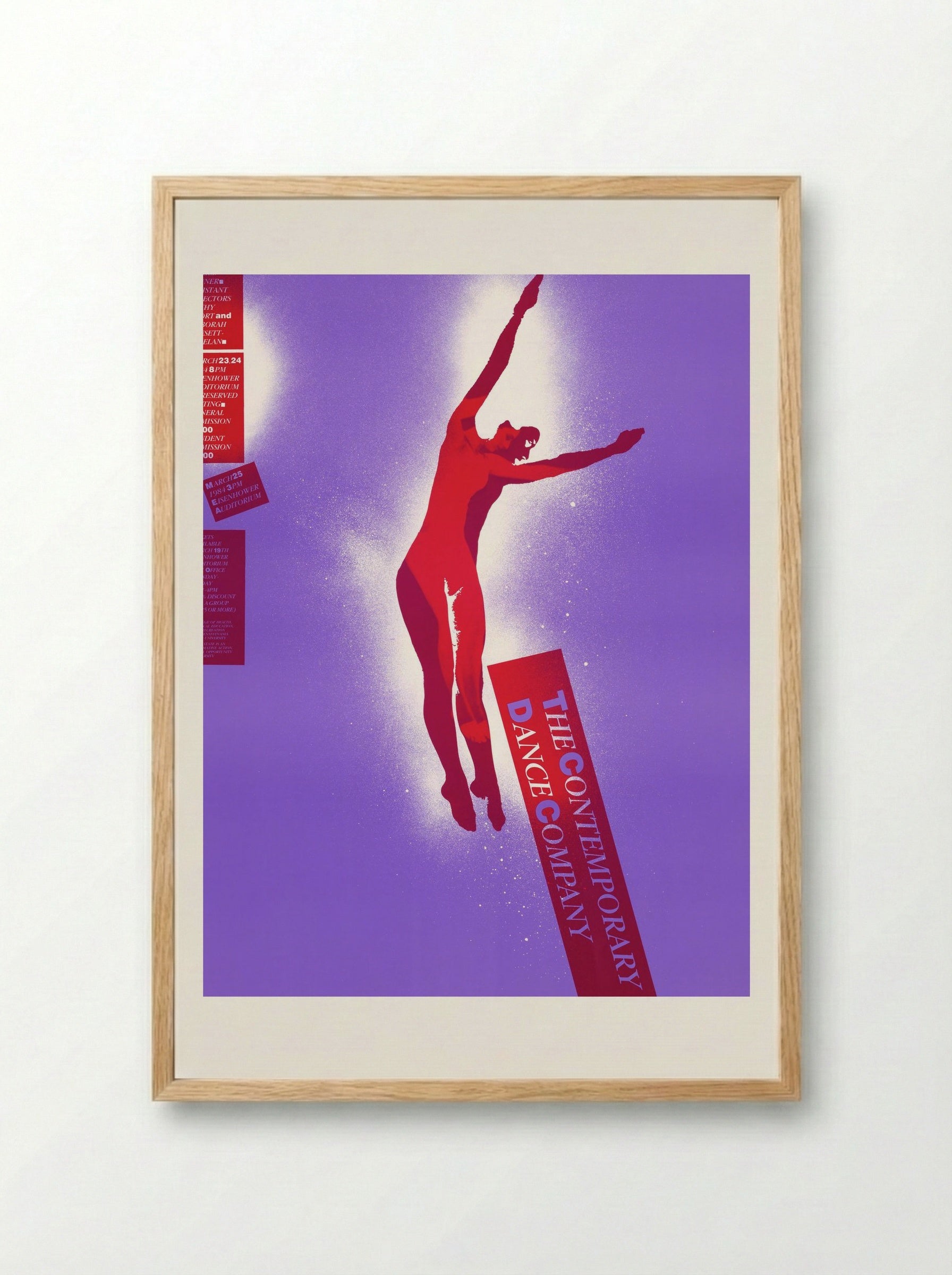 The Contemporary Dance Company - Lanny Sommese - Framed Print Wood