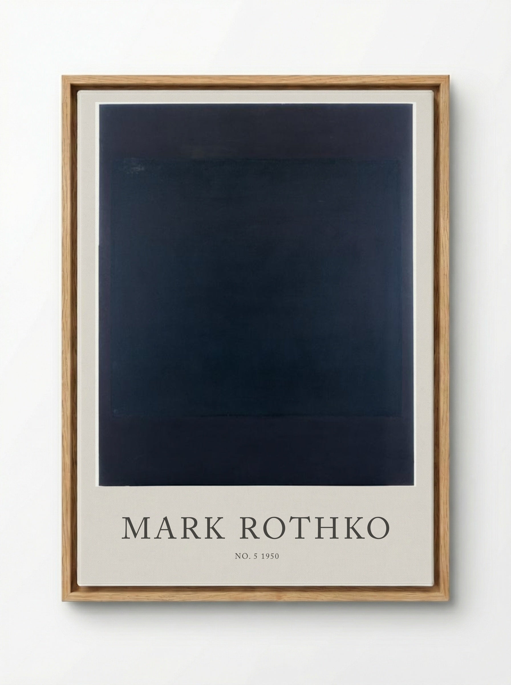 No. 5, 1950 - Mark Rothko - Framed Canvas Wood