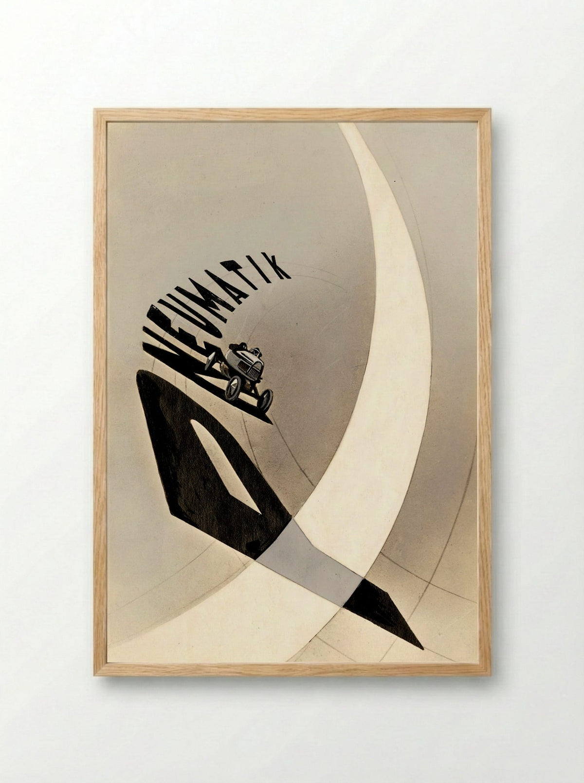Pneumatik - László Moholy-Nagy - Framed Print Wood