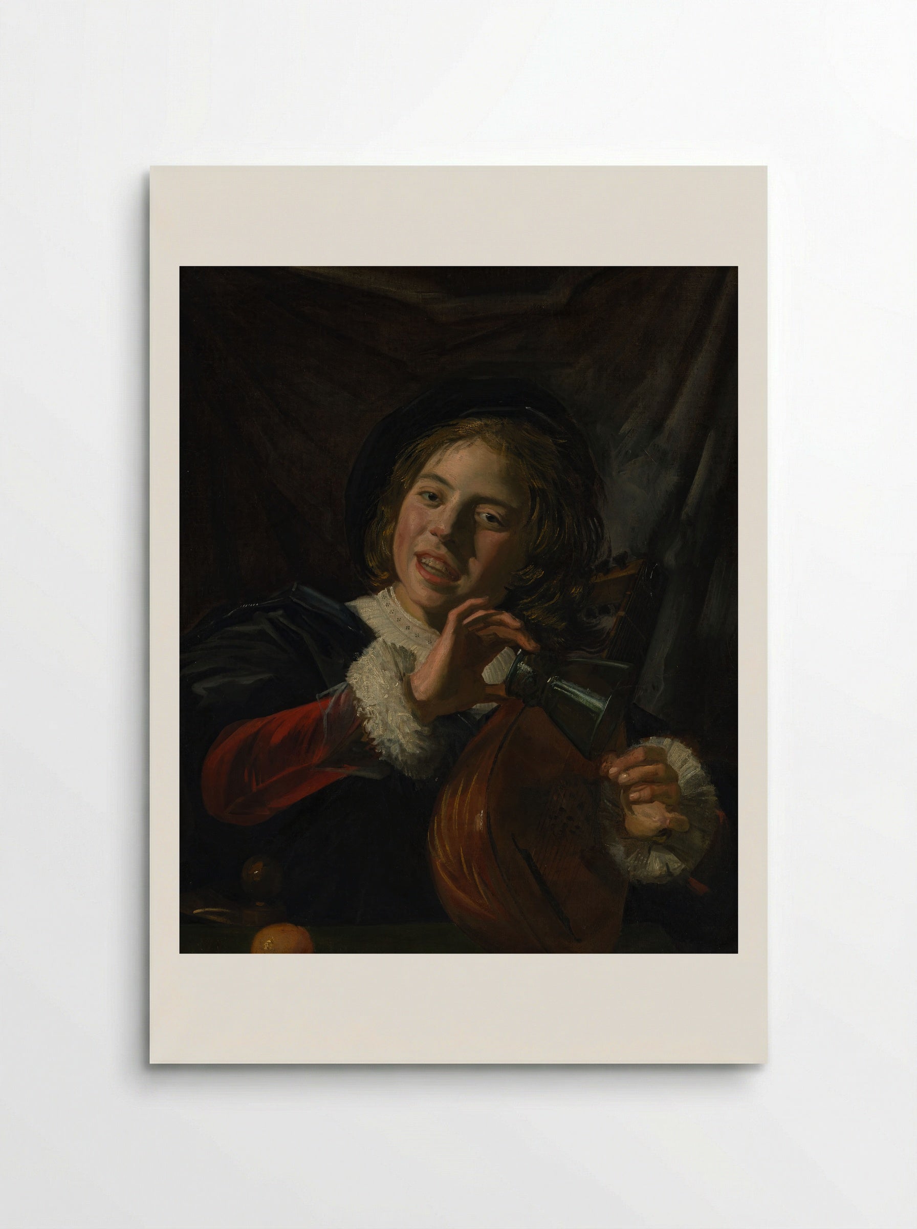 Boy with a Lute - Frans Hals - Poster