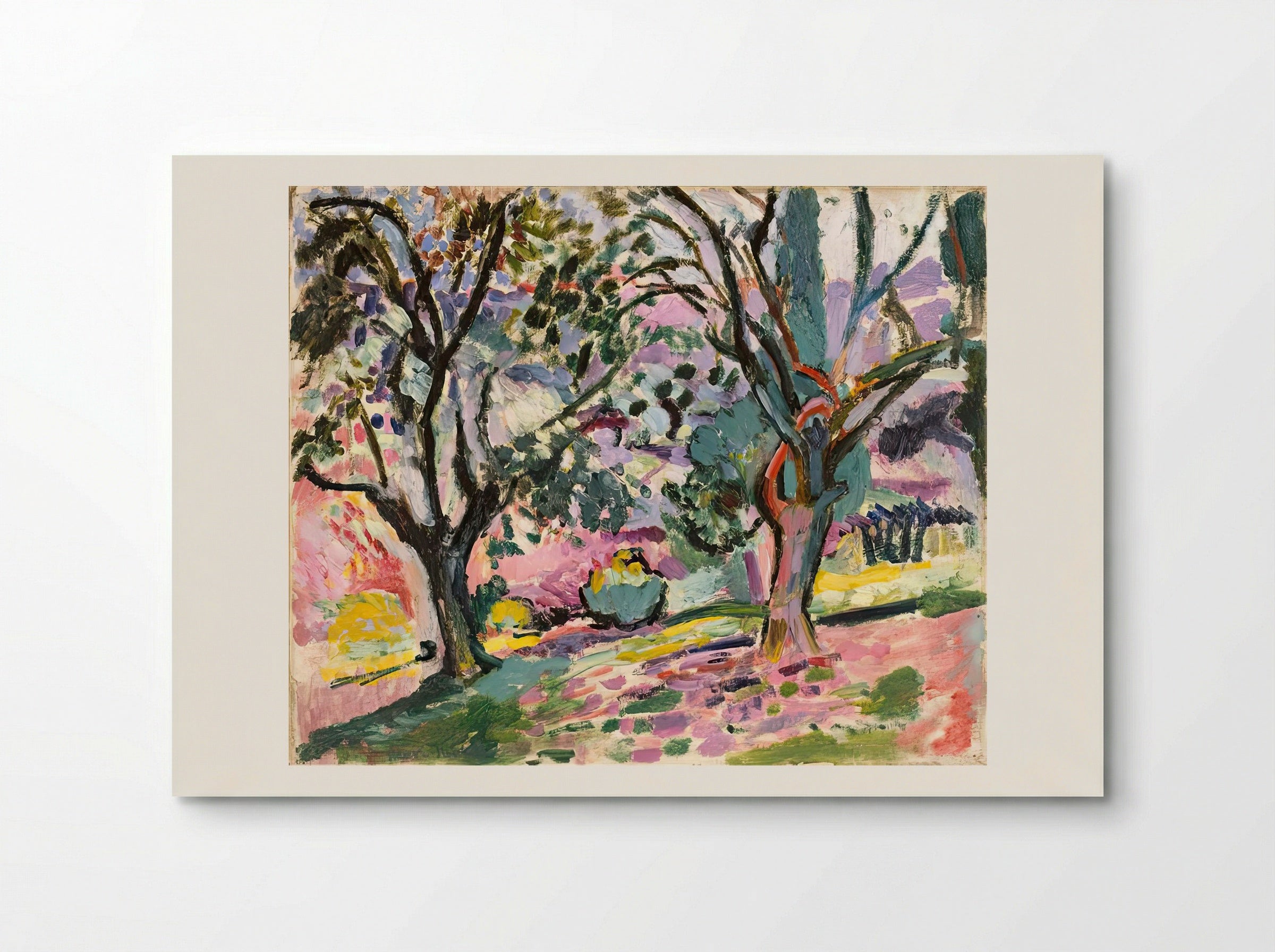 Olive Trees at Collioure by Henri Matisse – Fauvist Landscape Print - Poster