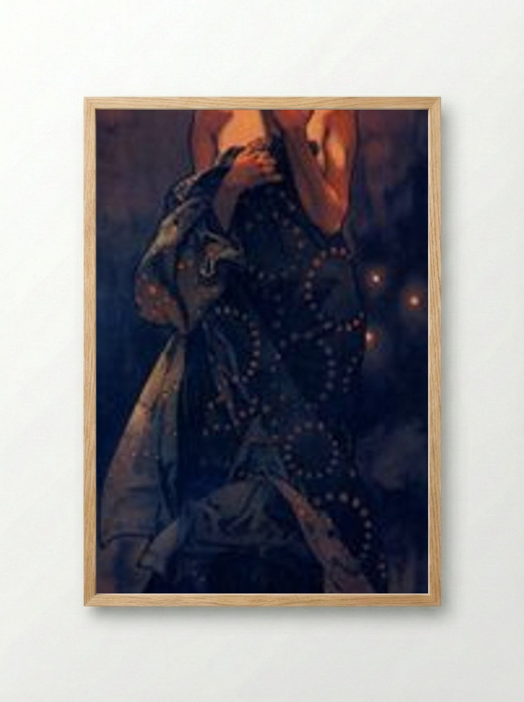 The Evening Star - Alfons Mucha - Framed Print Wood