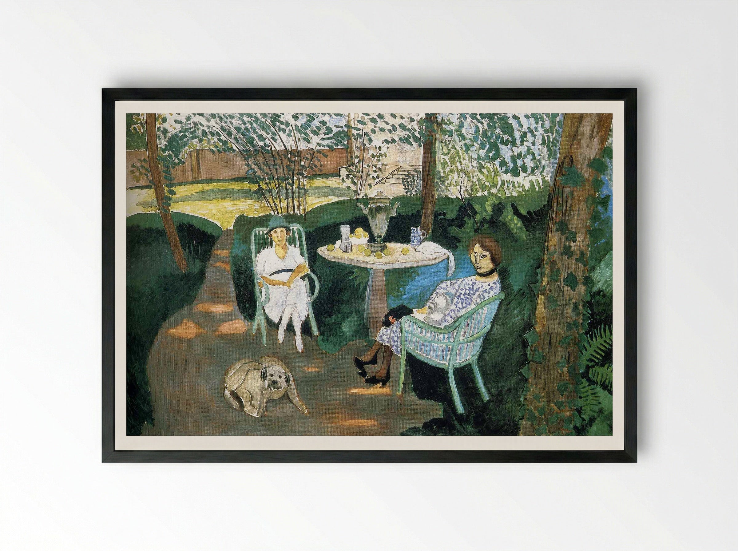 Tea - Henri Matisse - Framed Print Black
